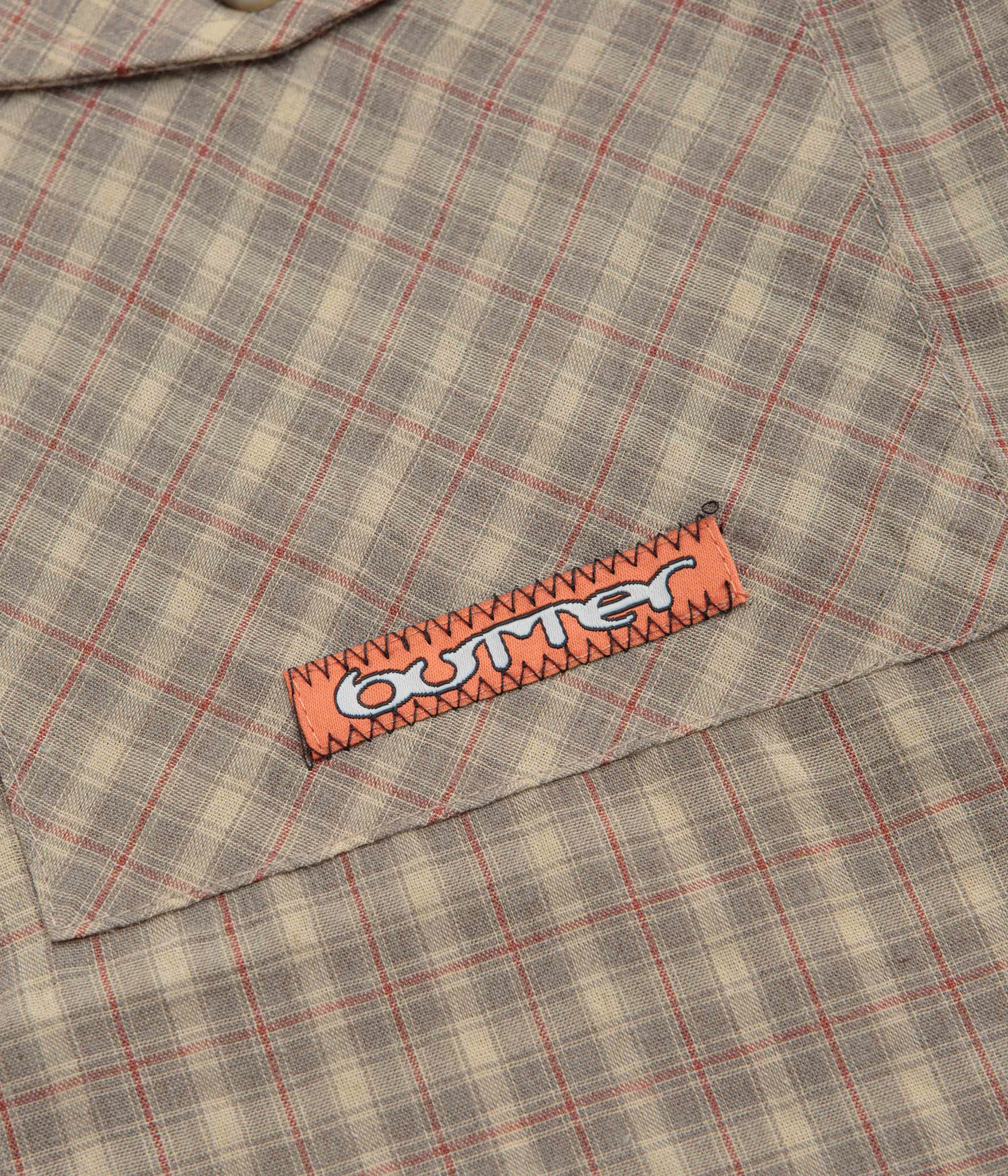 Quick Dry Construction Butter Goods Witness Short Sleeve Shirt - Taupe