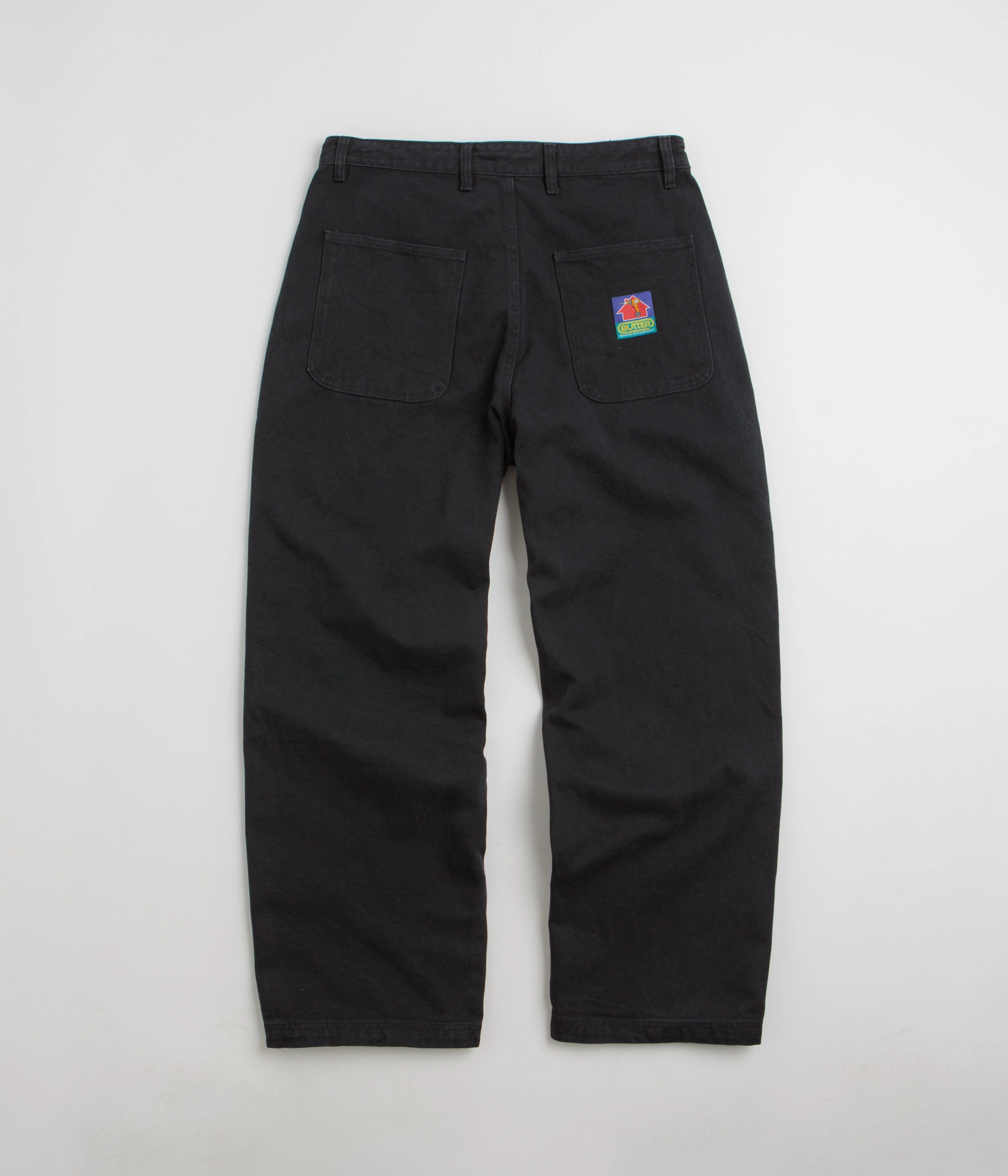 Butter Goods Work Pants - Black Cozy Look