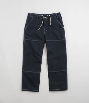 Butter Goods Work Pants - Navy High Rise Design BreathableFabric