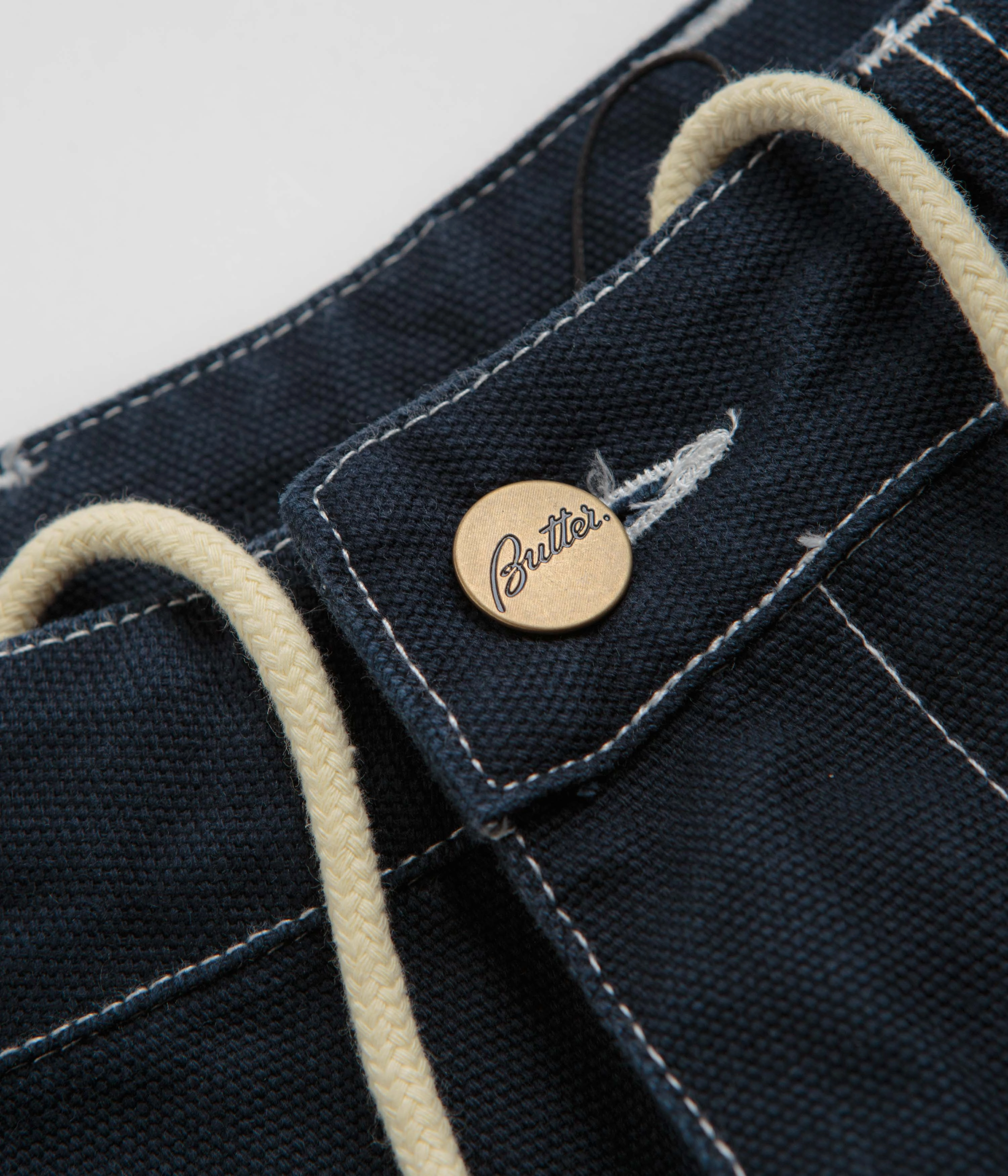 Butter Goods Work Pants - Navy NoiseReducingFabric DurablePolyester