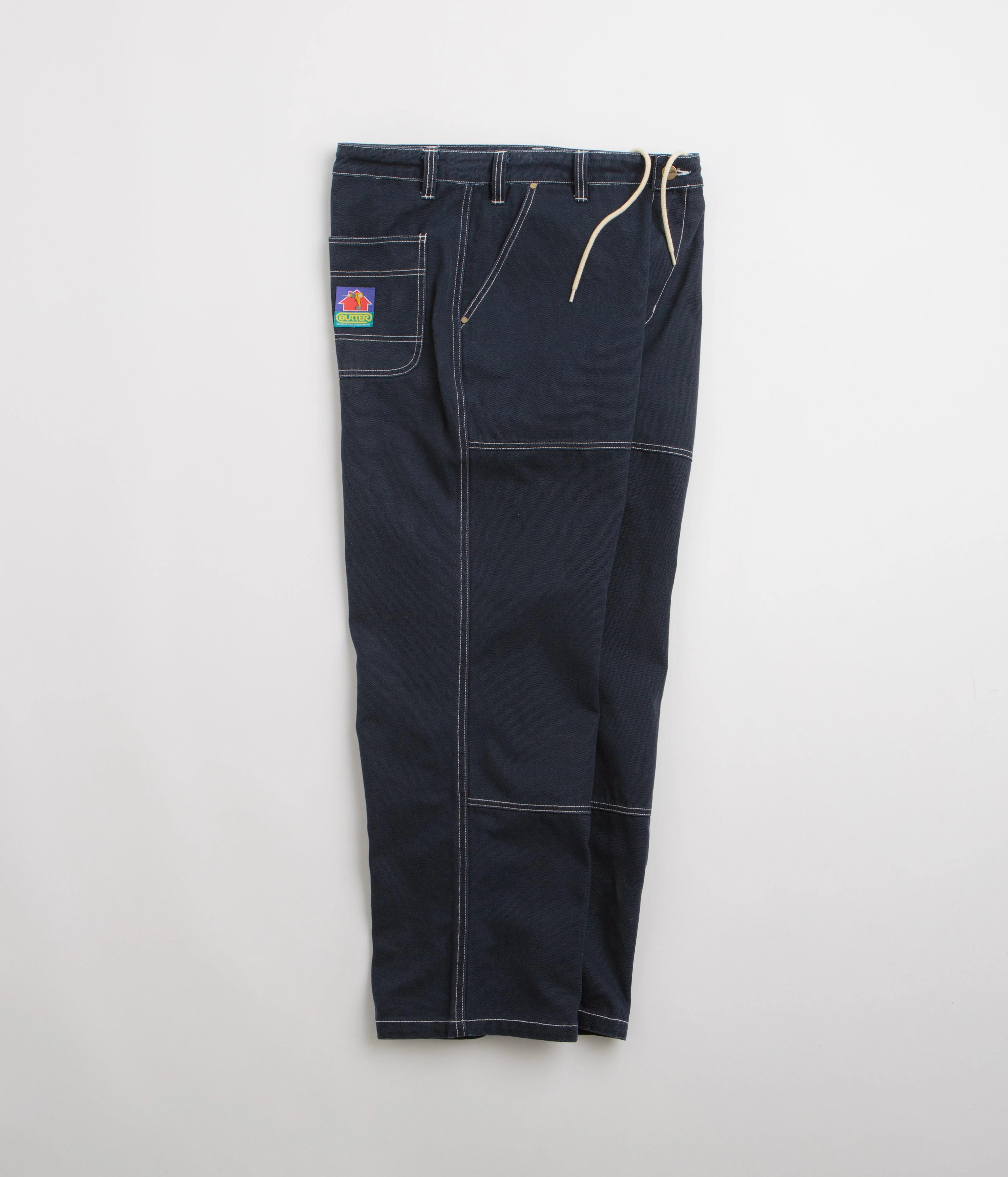 WrinkleFreeFabric Comfort waistband Butter Goods Work Pants - Navy