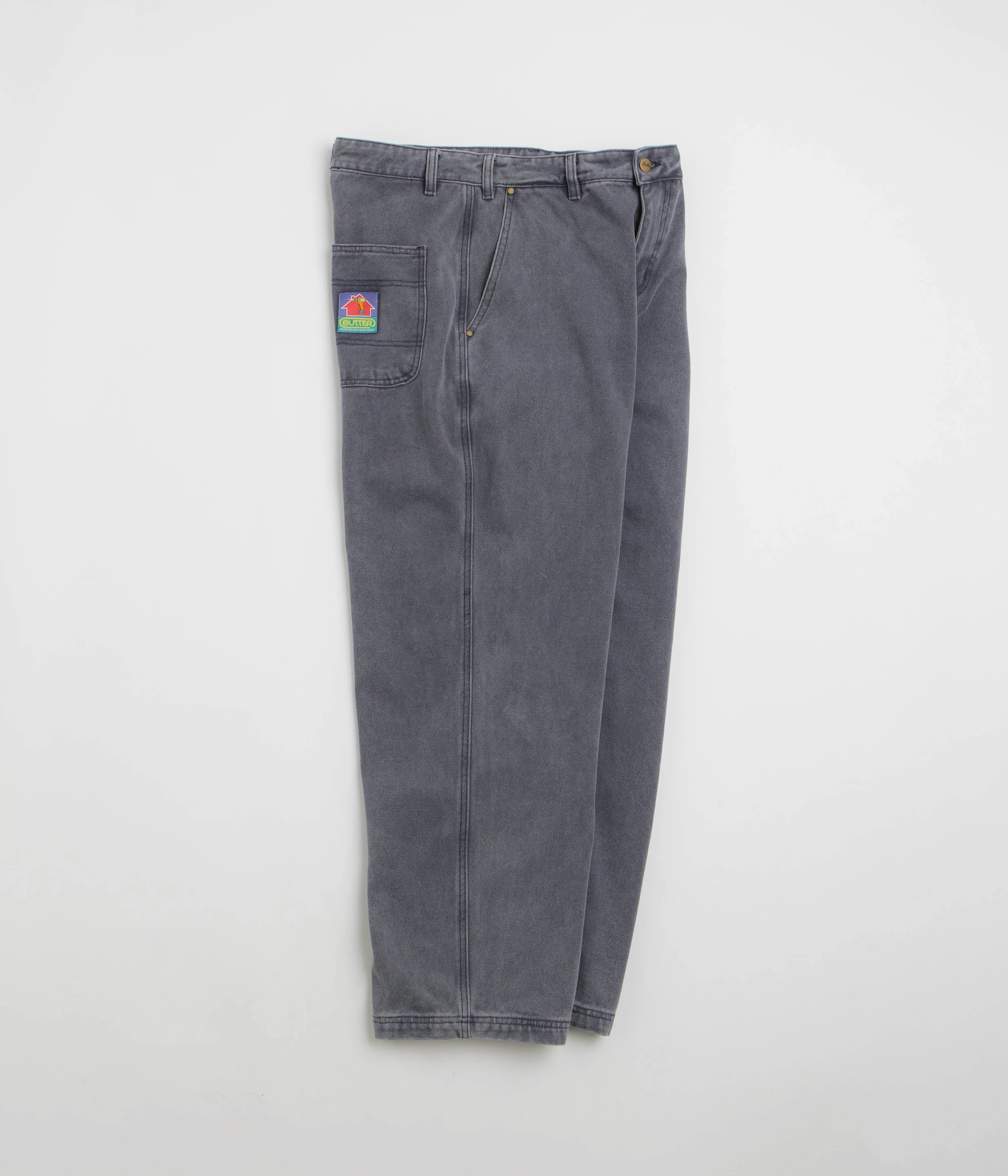 Cozy Layering Butter Goods Work Pants - Slate