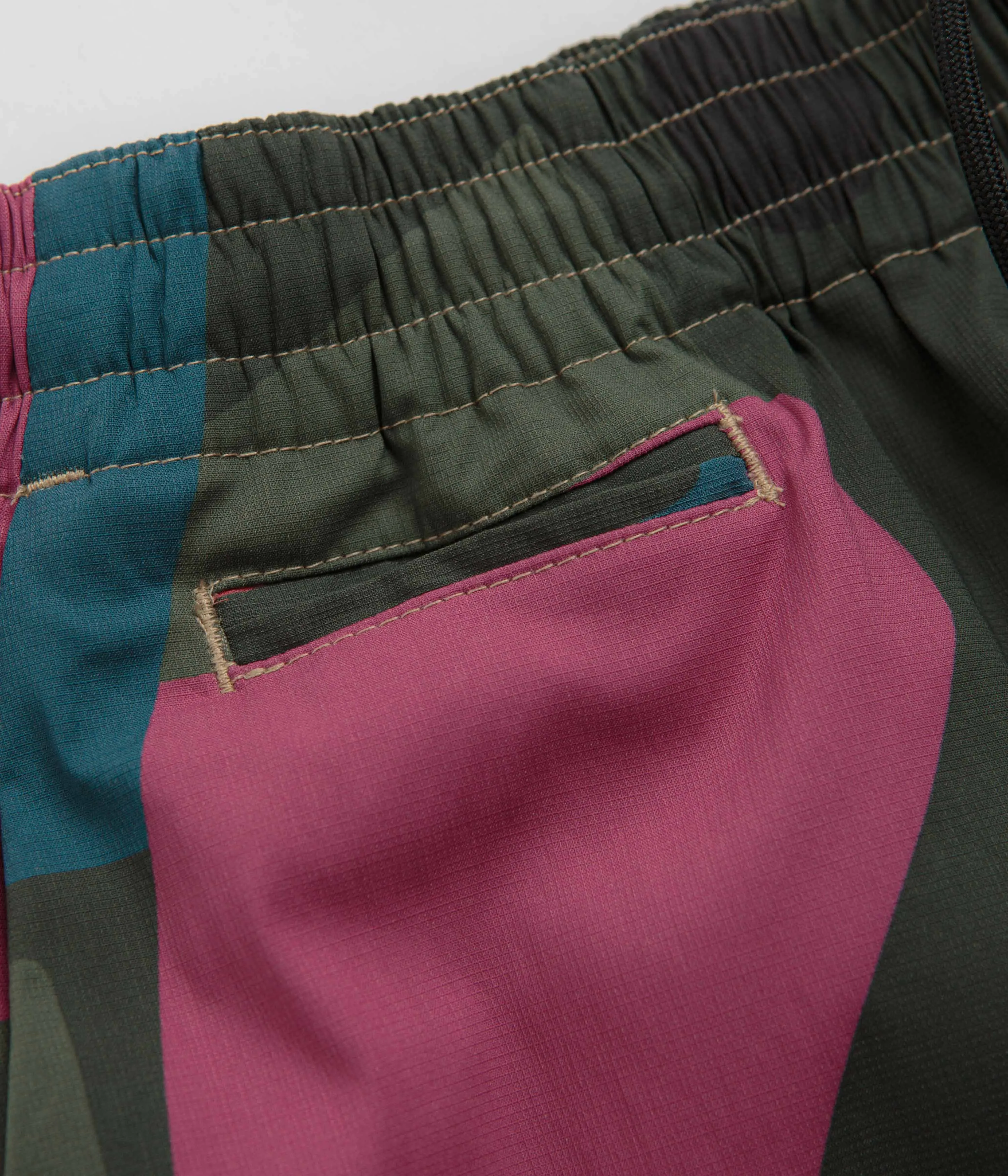 Effortless Wear by Parra Distorted Camo Shorts - Pink