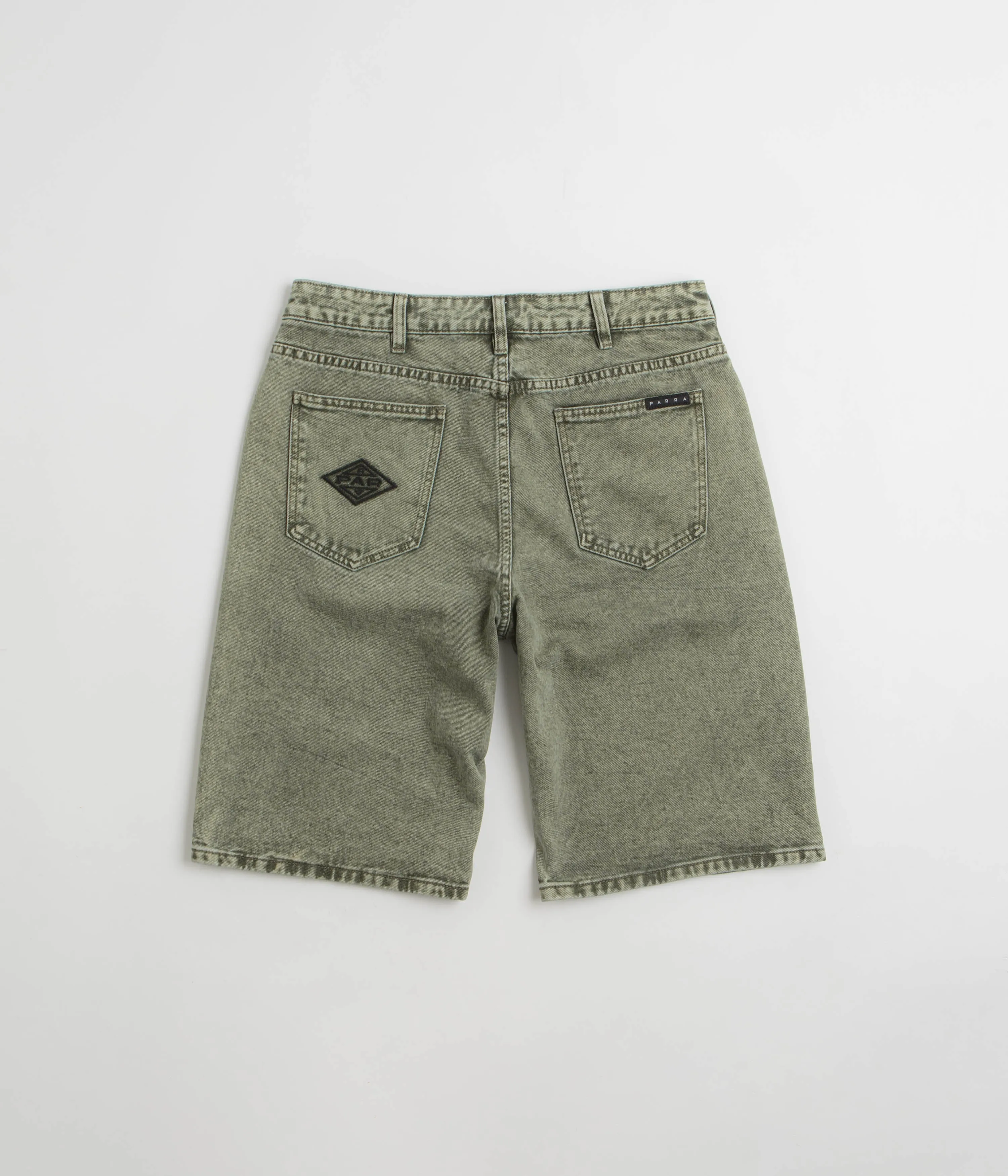 by Parra Protect The Sun Shorts - Green Yoga wear