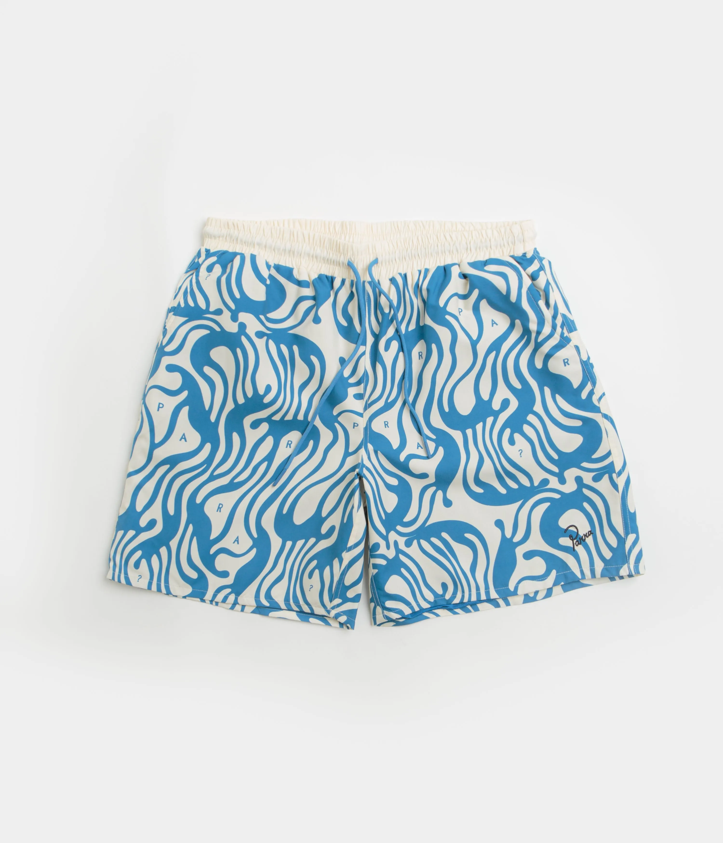 by Parra The Blob Swim Shorts - Blue Chafe Resistant Edges