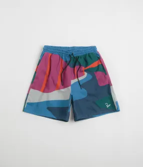 by Parra The Festival Fence Swim Shorts - Blue Breathable Liner