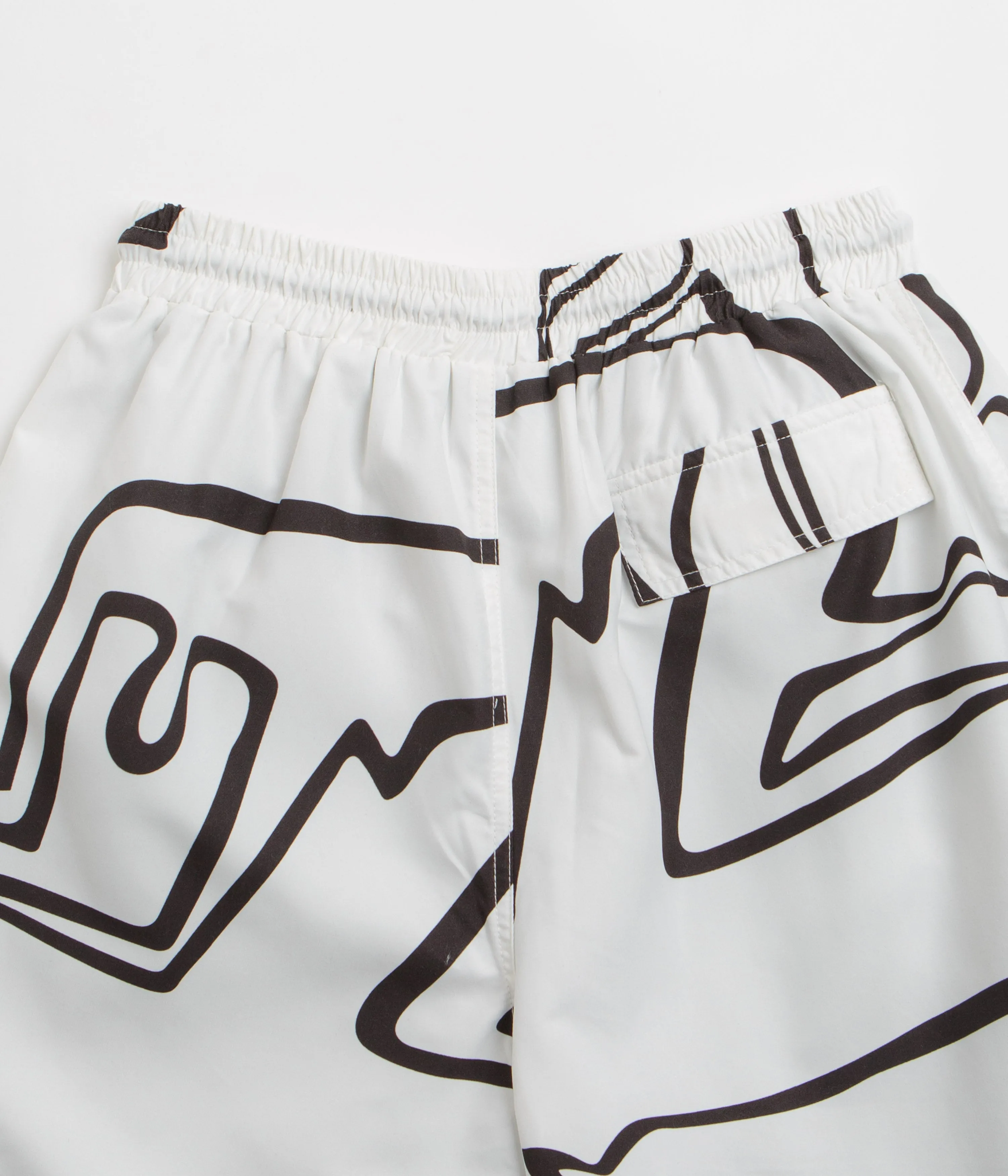 Summer Ready by Parra Yoga Walks Swim Shorts - White