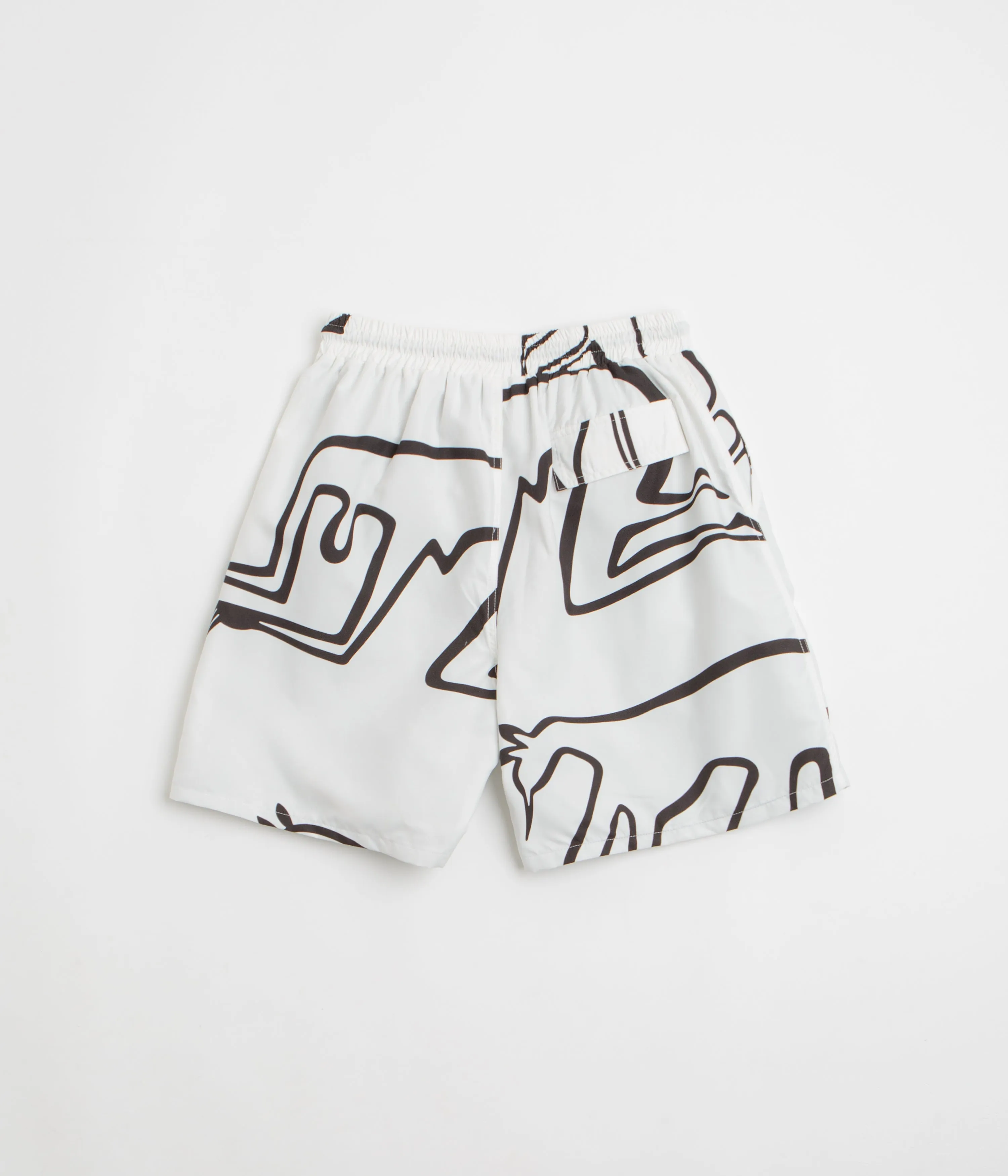 Seamless construction by Parra Yoga Walks Swim Shorts - White