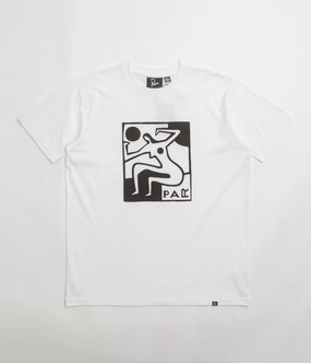 Relaxing Fit by Parra Ball Sports T-Shirt - White