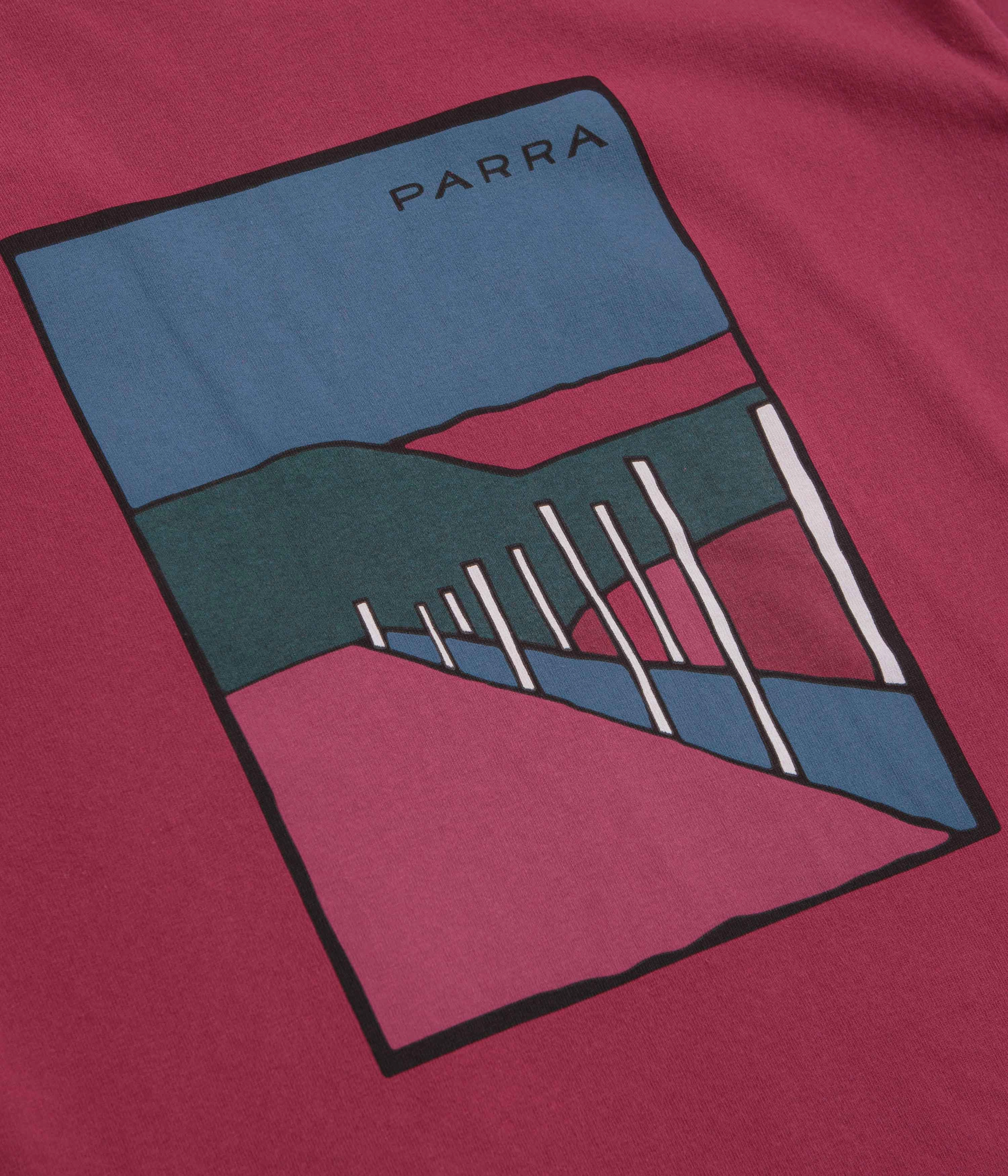 LightweightBlend by Parra Beach Parking T-Shirt - Raspberry