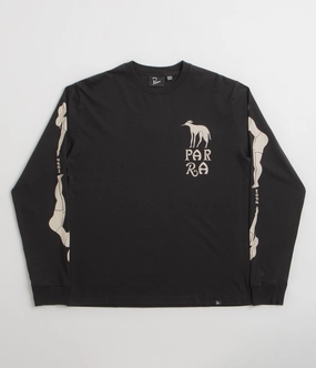 Autumn Wear by Parra Dog Training Long Sleeve T-Shirt - Black