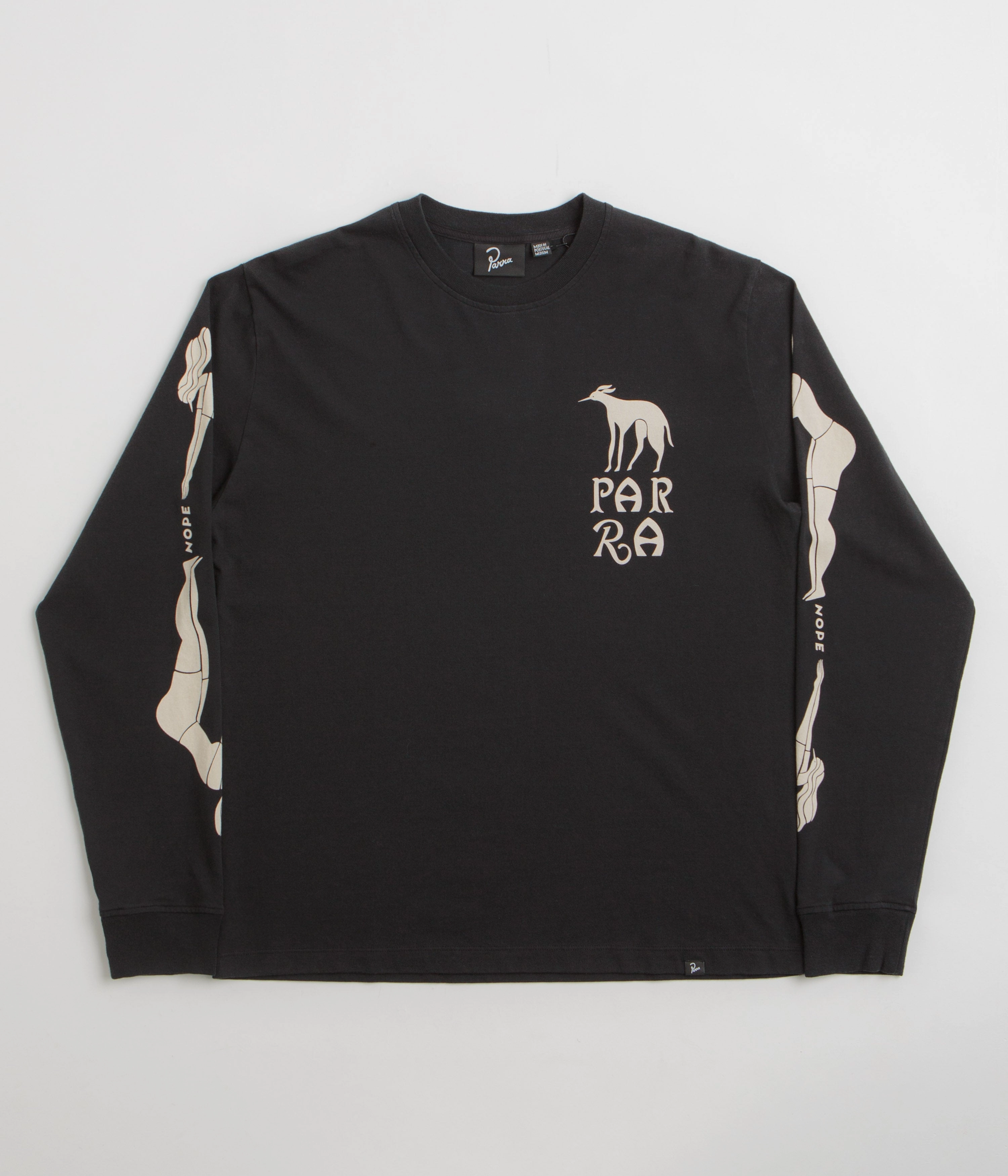 Autumn Wear by Parra Dog Training Long Sleeve T-Shirt - Black