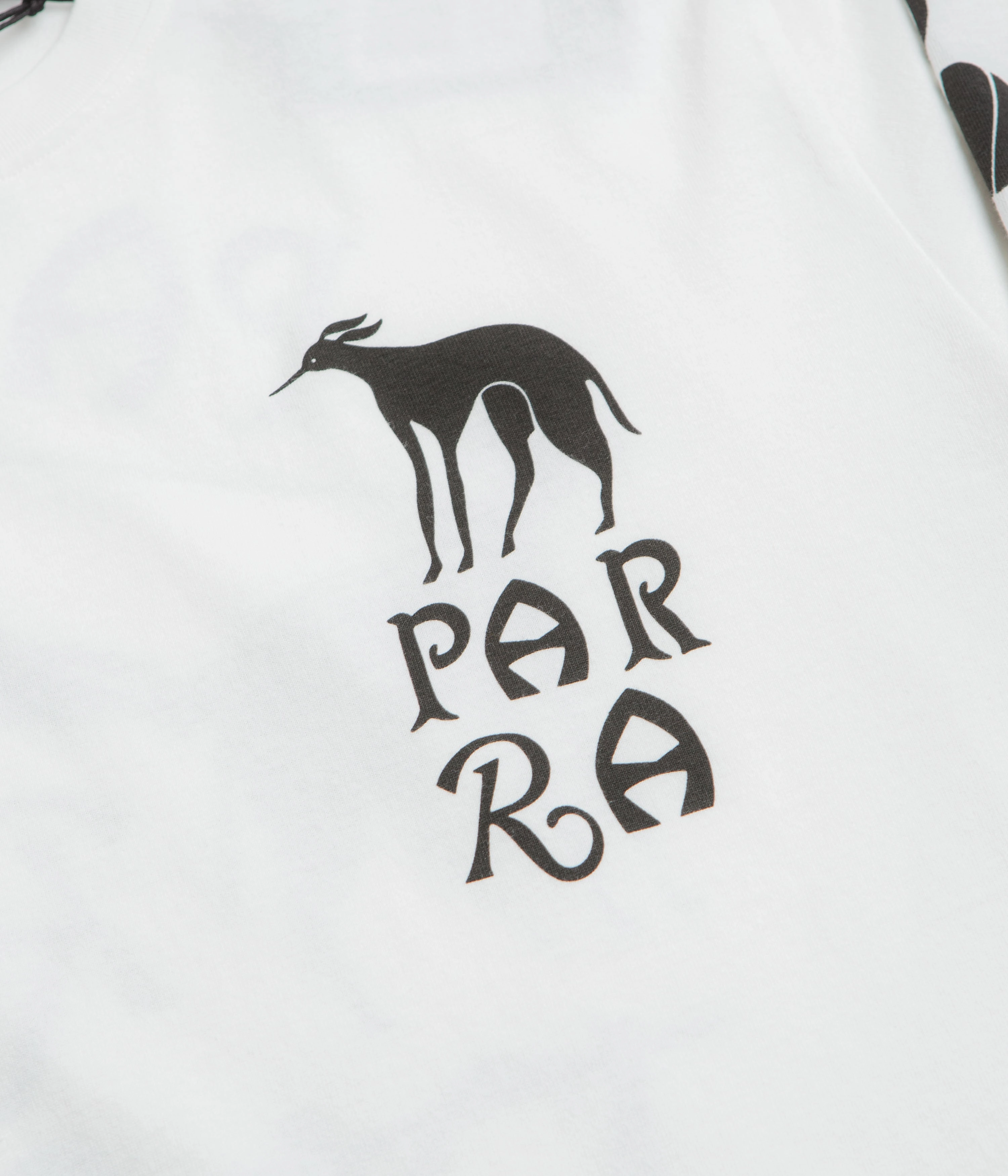 by Parra Dog Training Long Sleeve T-Shirt - White Classic Comfort Style Tagless Comfort