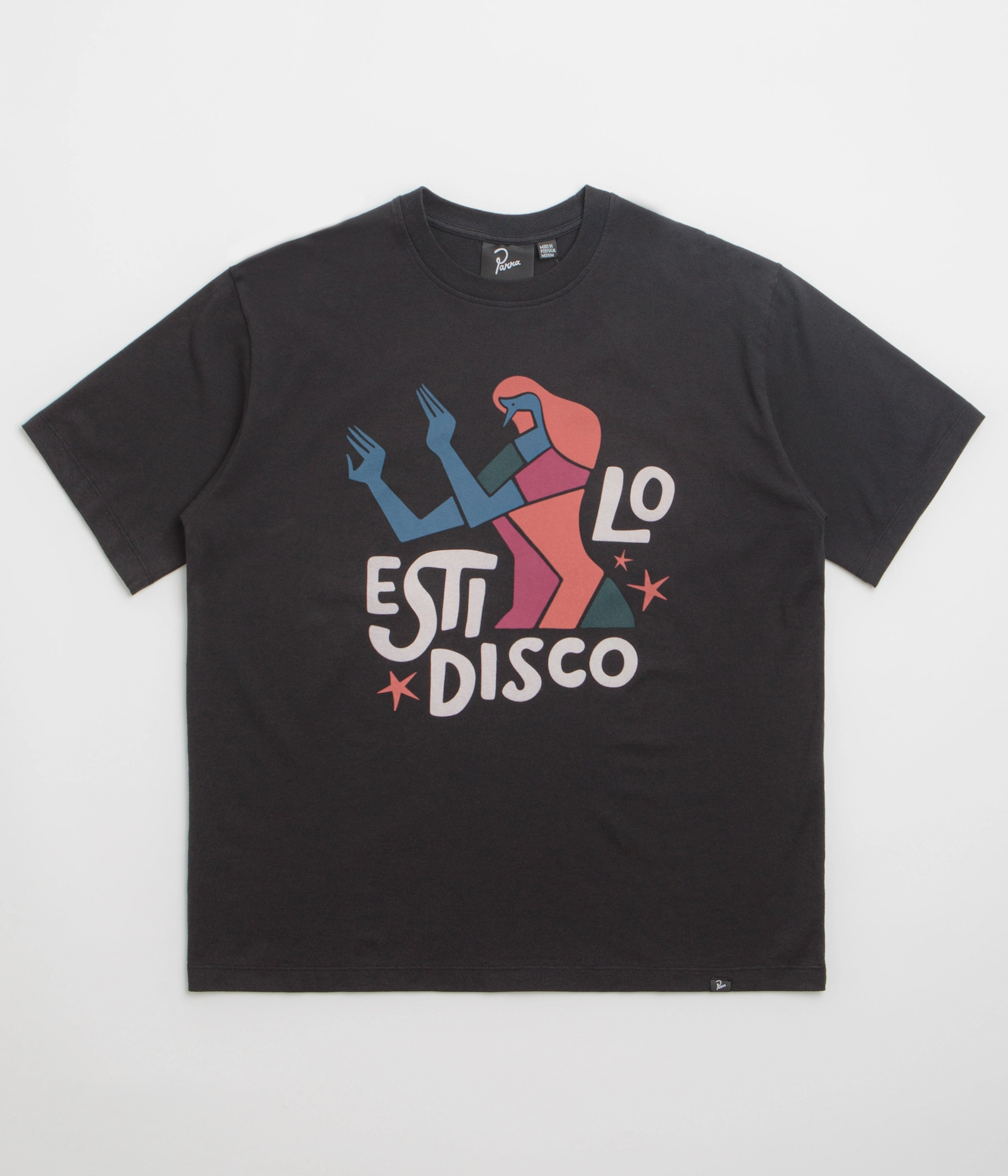 by Parra El Stilo Disco T-Shirt - Black Playful Prints