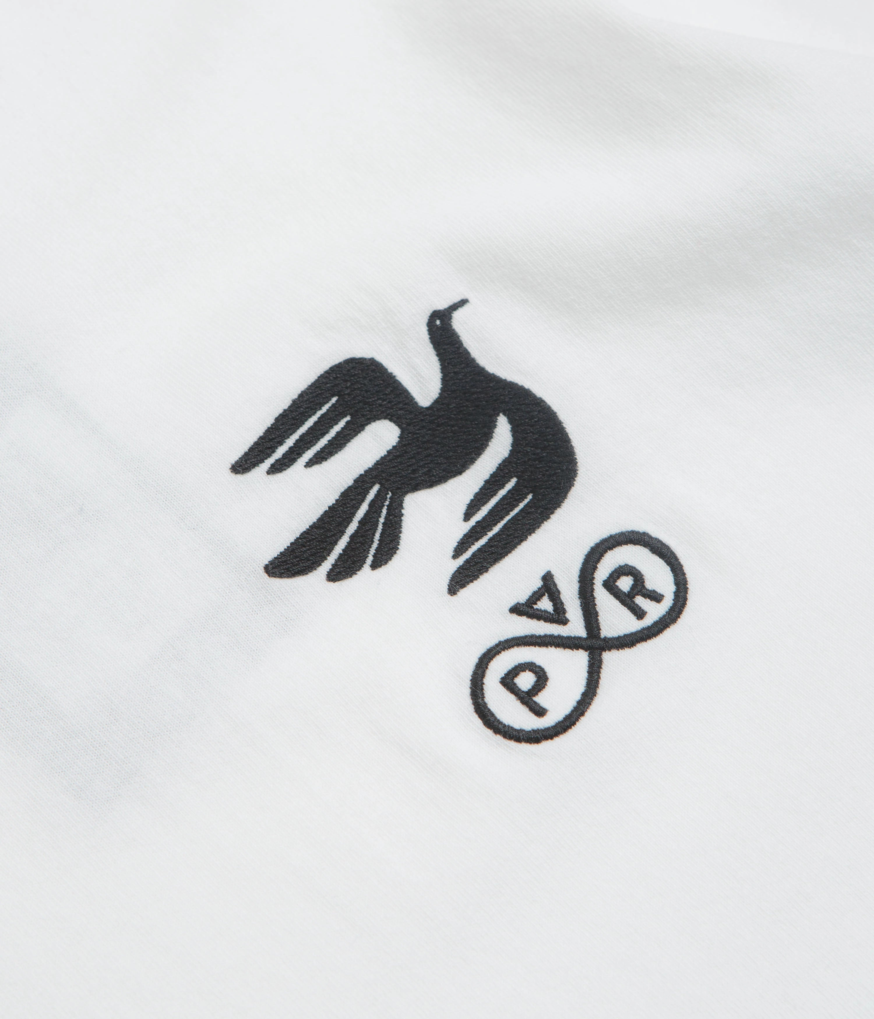 Essential Casual by Parra Infinite Bird Logo T-Shirt - White