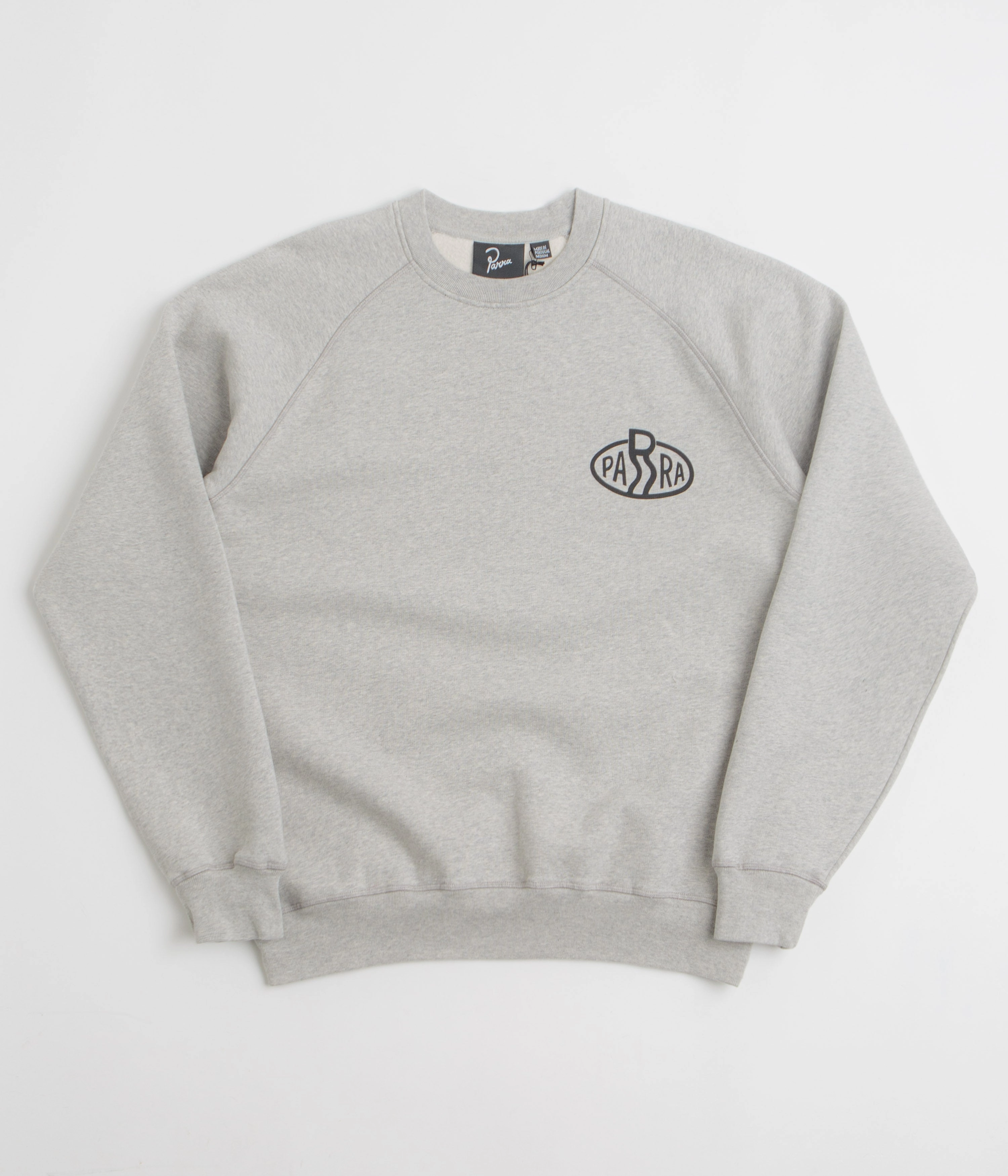 by Parra Legs Logo Crewneck Sweatshirt - Heather Grey Comfy Comfort Soft Feel
