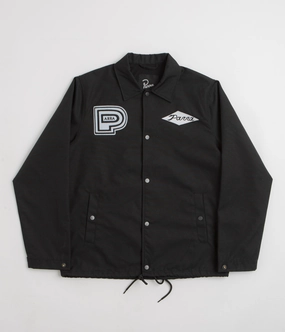 Commuter Style models by Parra Midnight Surprise Coach Jacket - Black