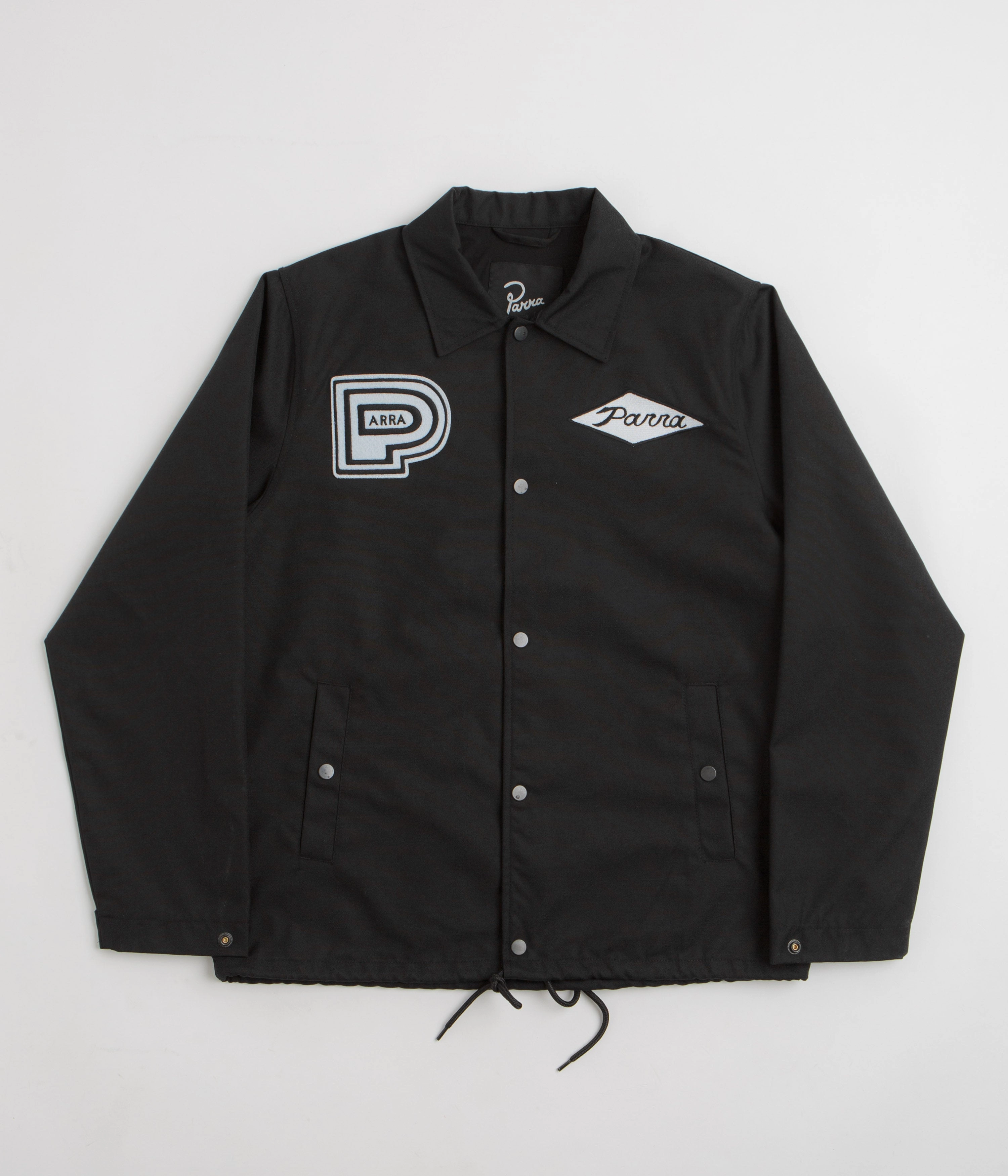 Commuter Style models by Parra Midnight Surprise Coach Jacket - Black