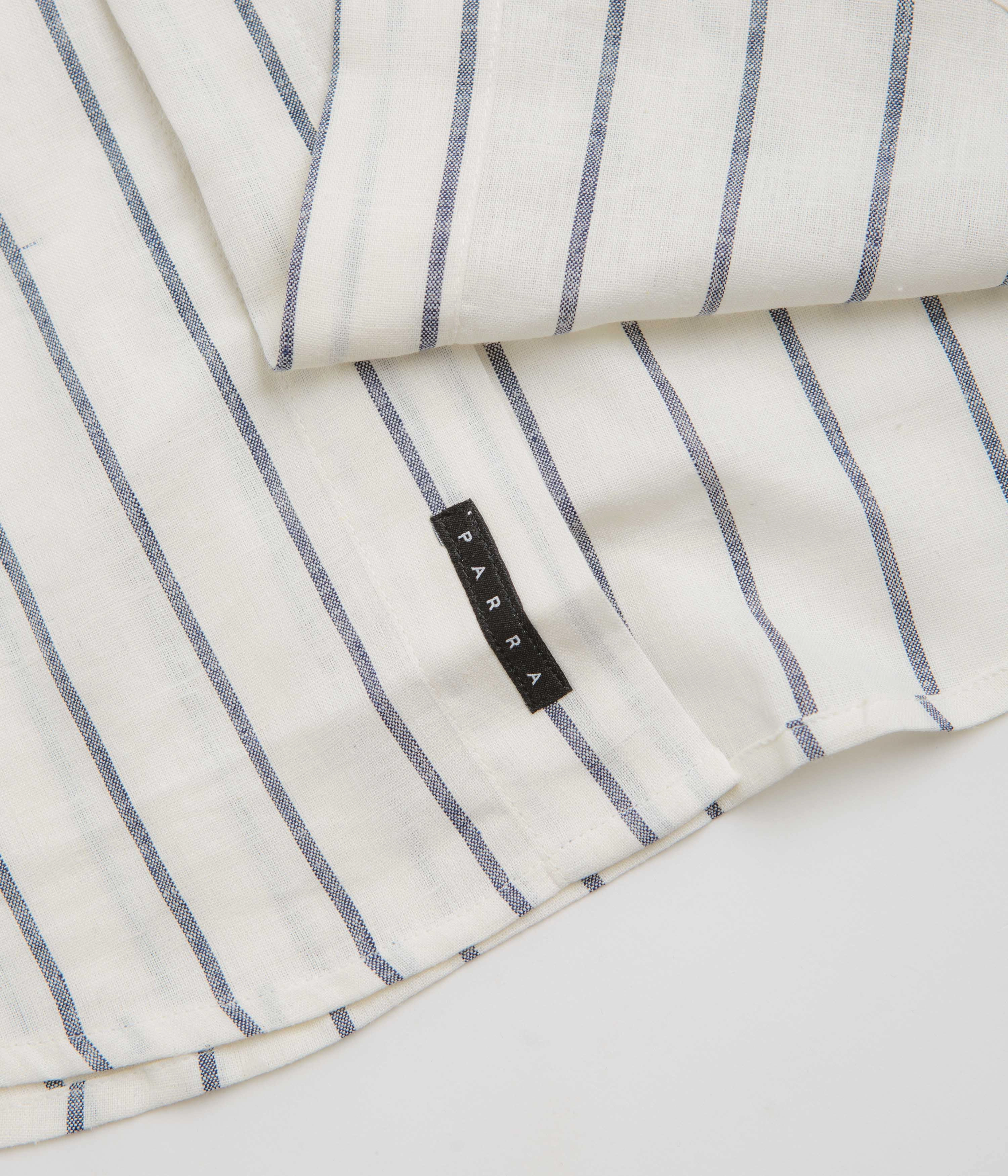 Ruffle Edge by Parra Not Now Shirt - White