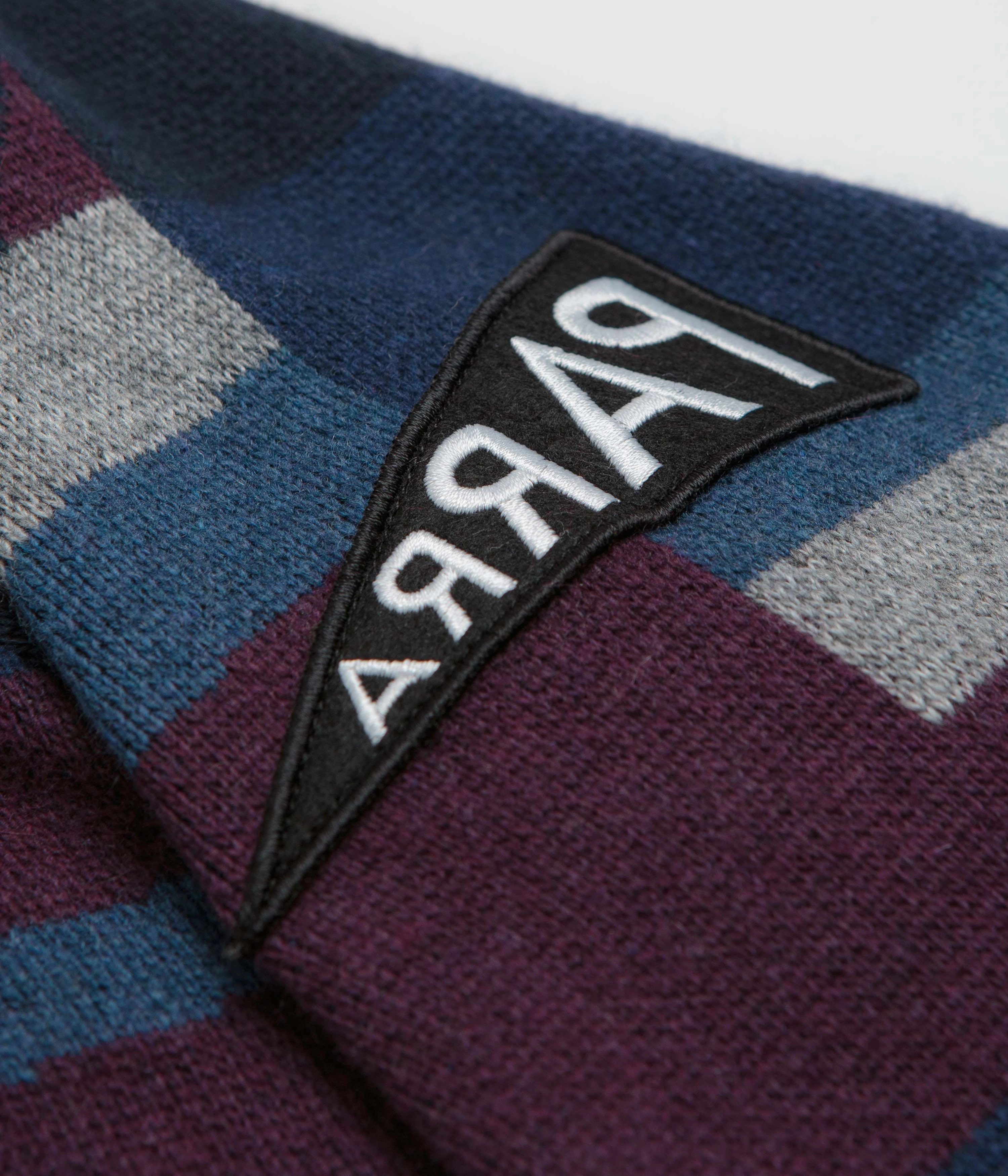 product gym ready performance by Parra Patched Your Work Knitted Sweatshirt - Blue