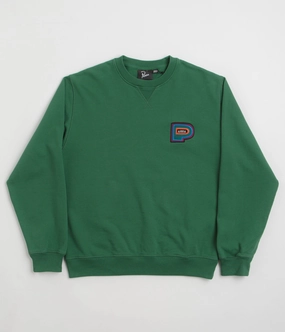 by Parra Repeat Pea Crewneck Sweatshirt - Green Street Minimal Winter Layers