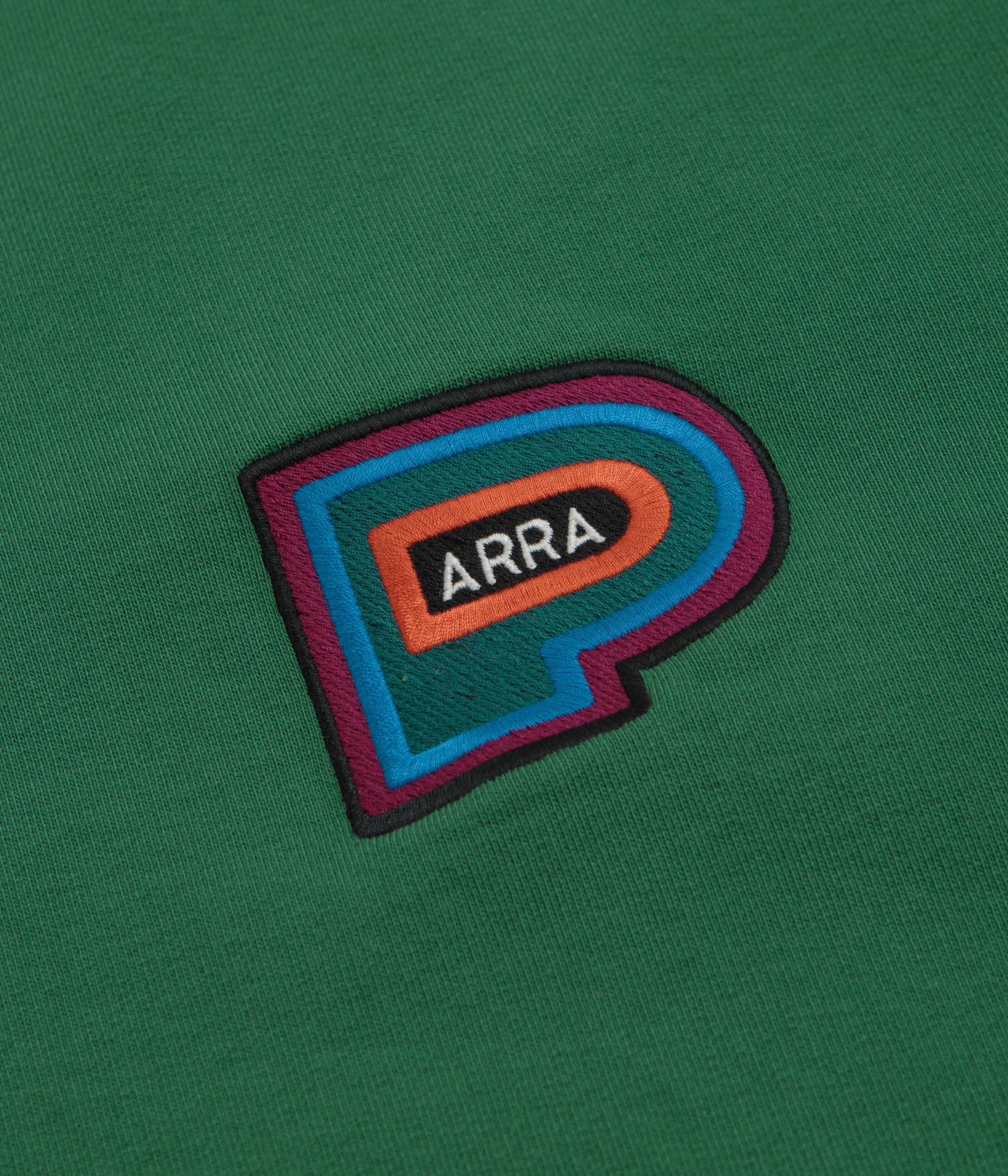 product rating hat accents by Parra Repeat Pea Crewneck Sweatshirt - Green