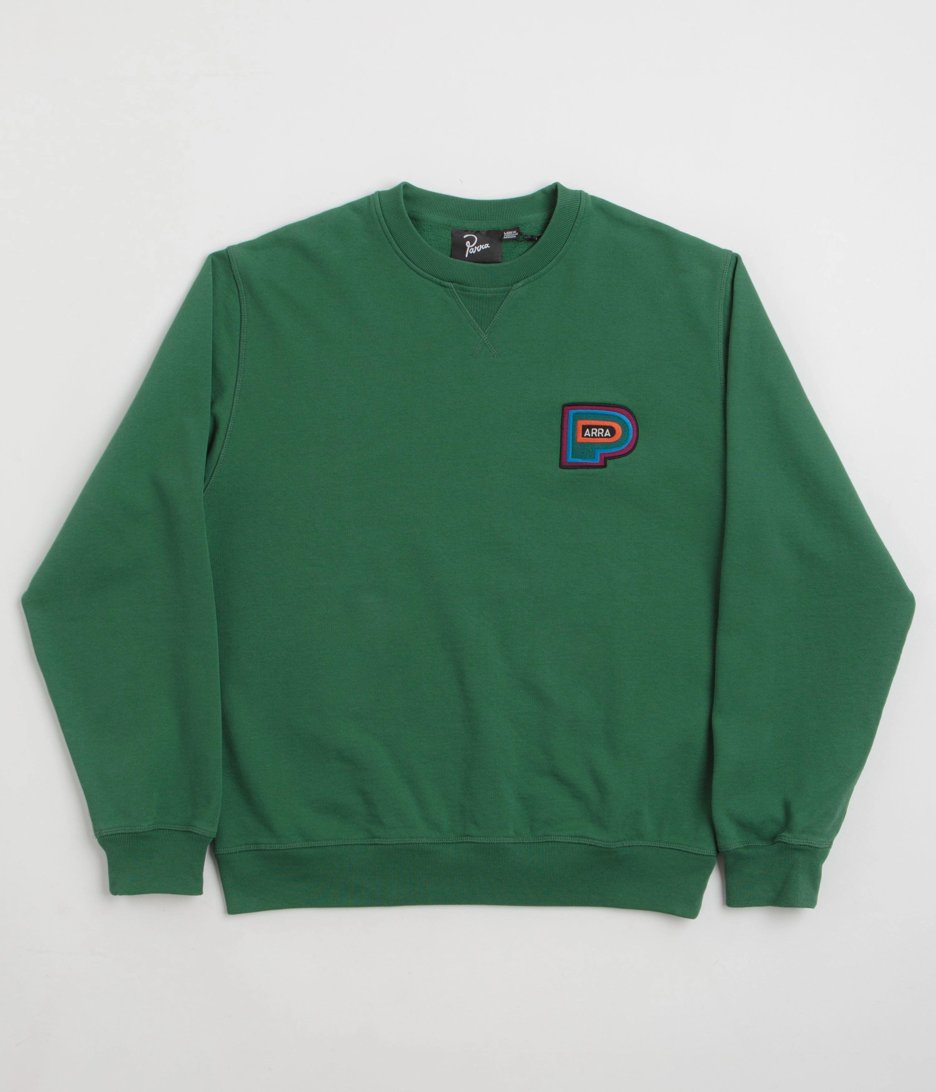 by Parra Repeat Pea Crewneck Sweatshirt - Green Street Minimal Winter Layers
