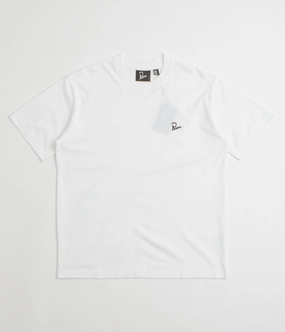 by Parra Signature T-Shirt - White Classic and Comfy Effortless Look