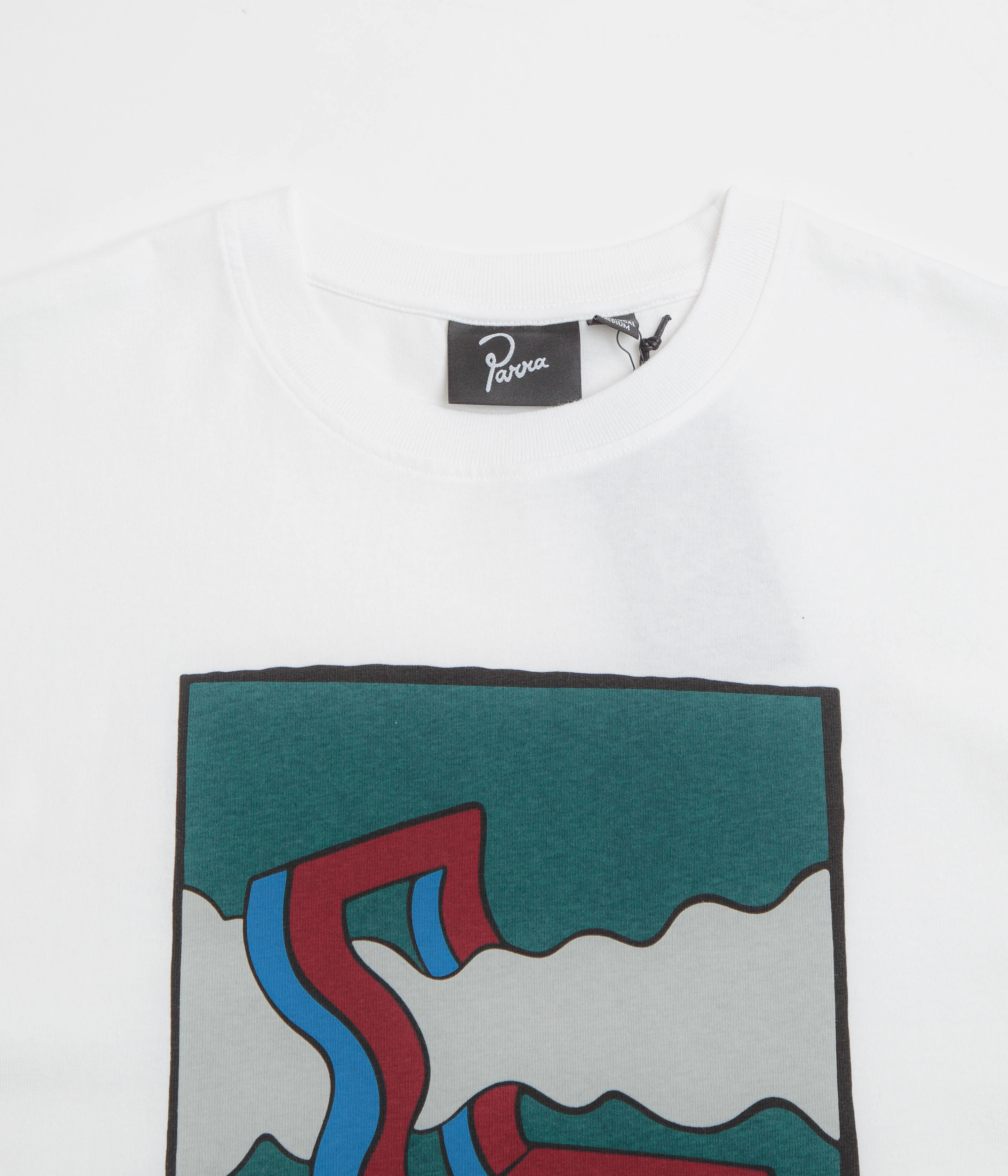Ethically Sourced Cotton by Parra Smoke Chair T-Shirt - White
