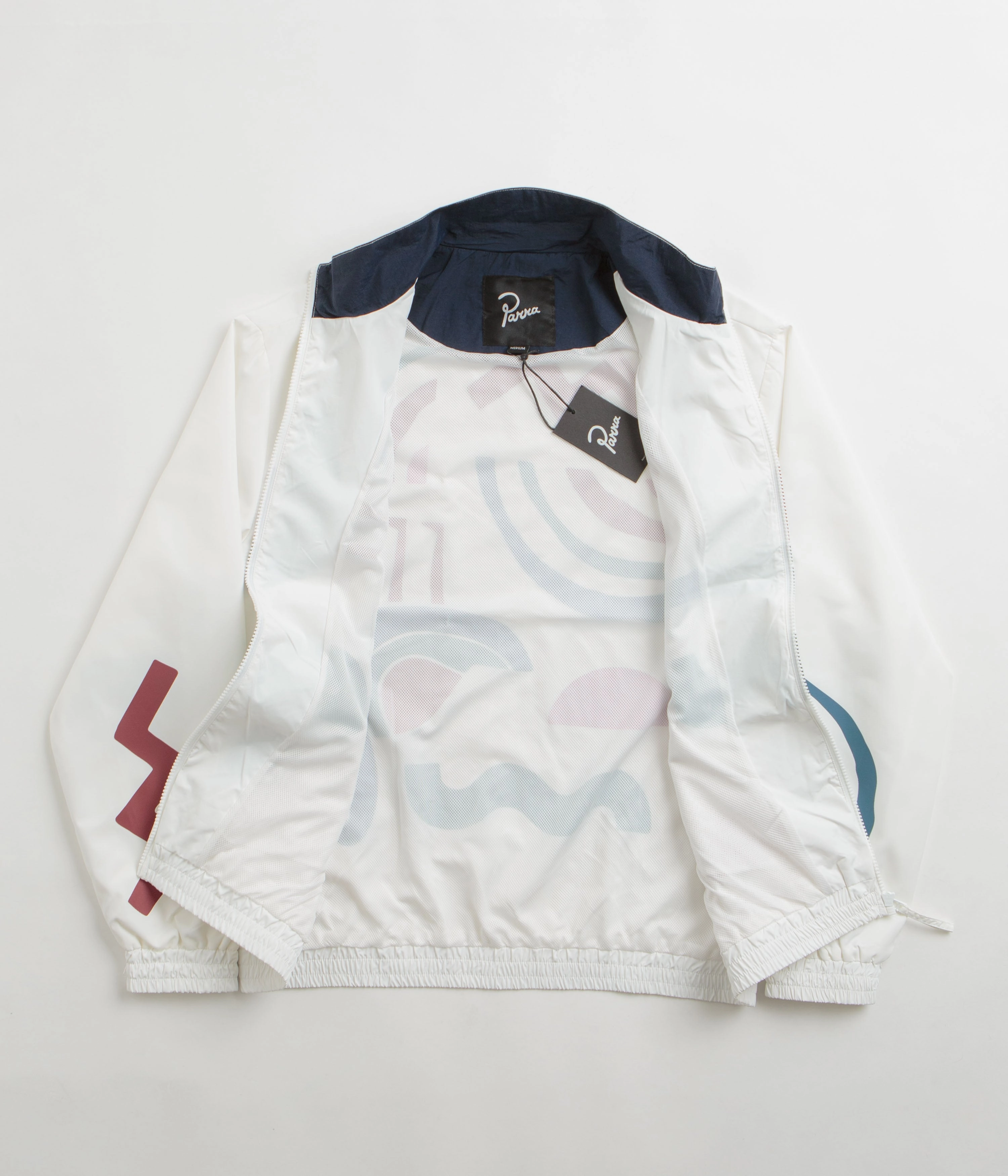 Ideal by Parra Tennis Maybe Track Jacket - White