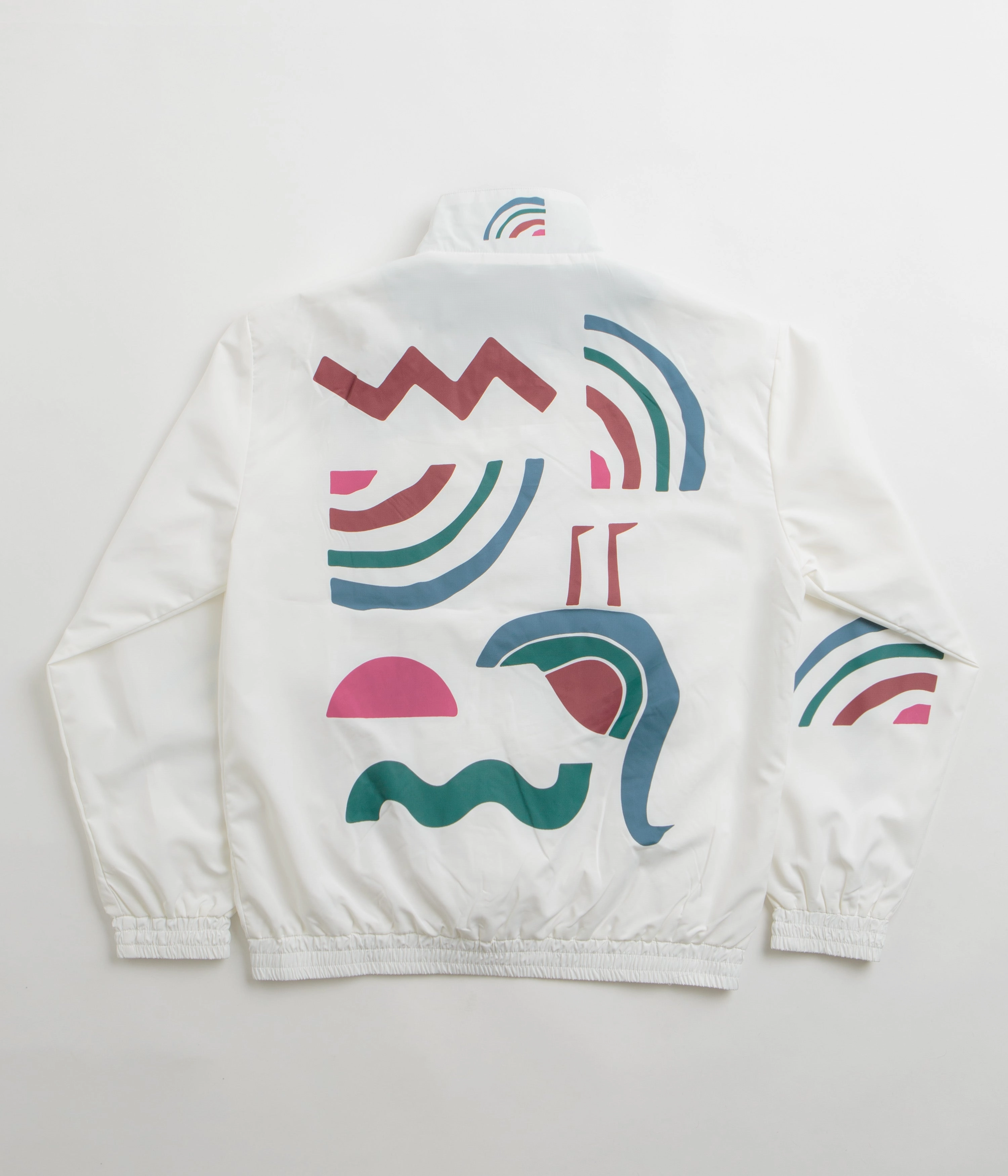 Cold Proof Anti-static by Parra Tennis Maybe Track Jacket - White