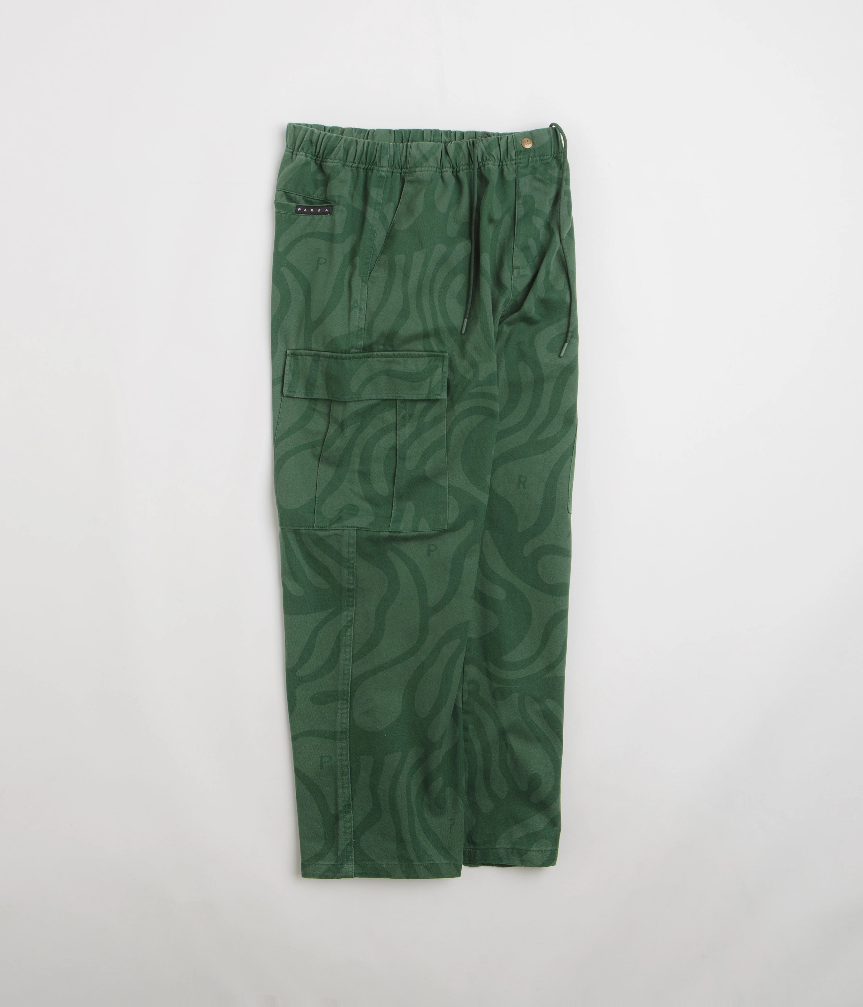by Parra The Blob Pants - Washed Green Slim Design LightweightWeave