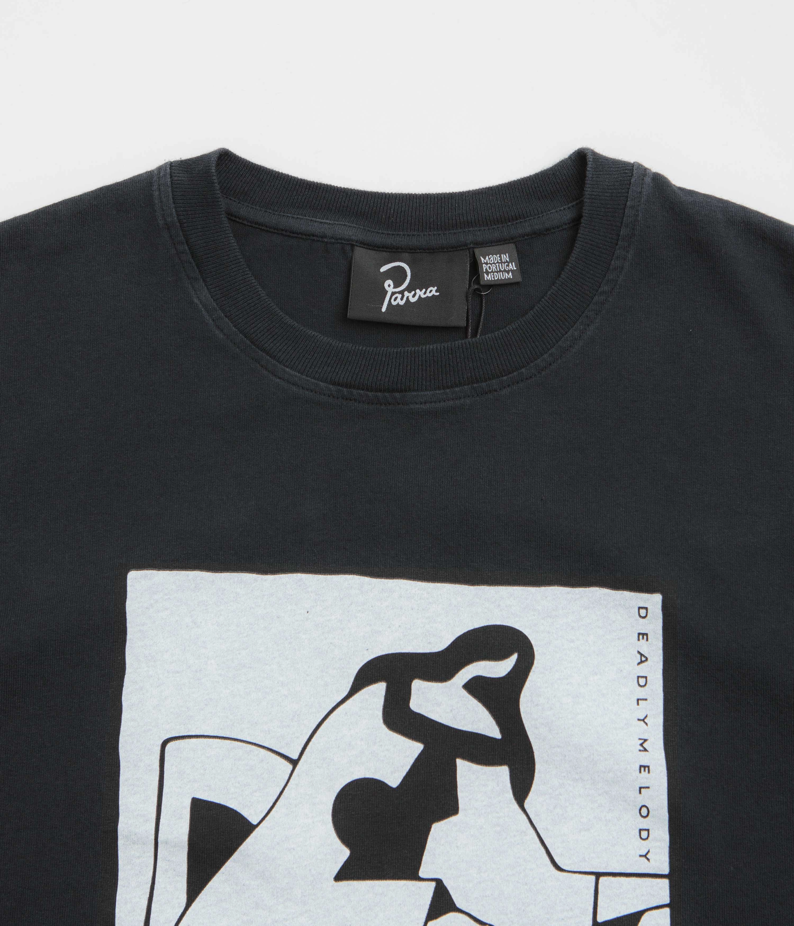 Hiking durability by Parra The Confession T-Shirt - Washed Black