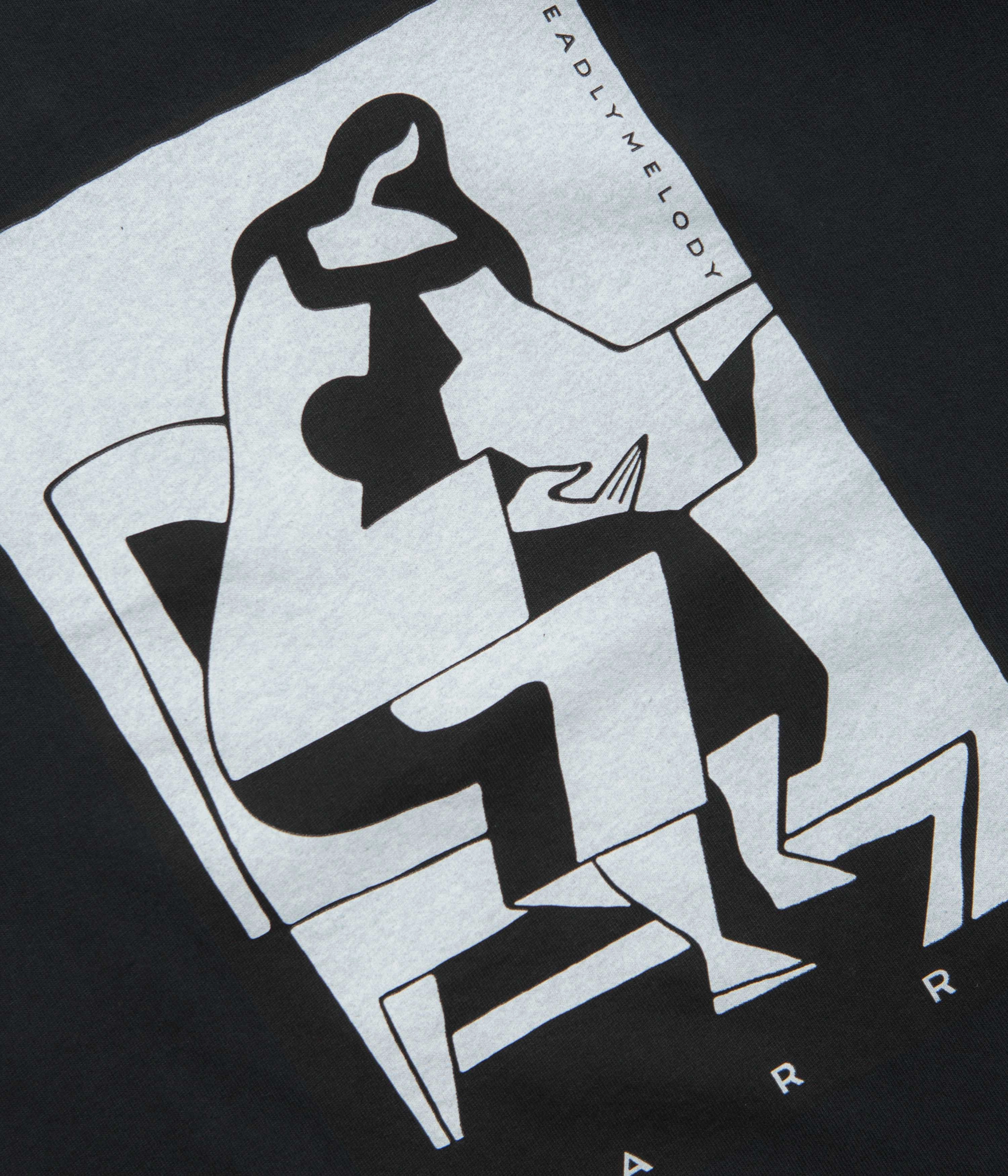Long Lasting Color by Parra The Confession T-Shirt - Washed Black