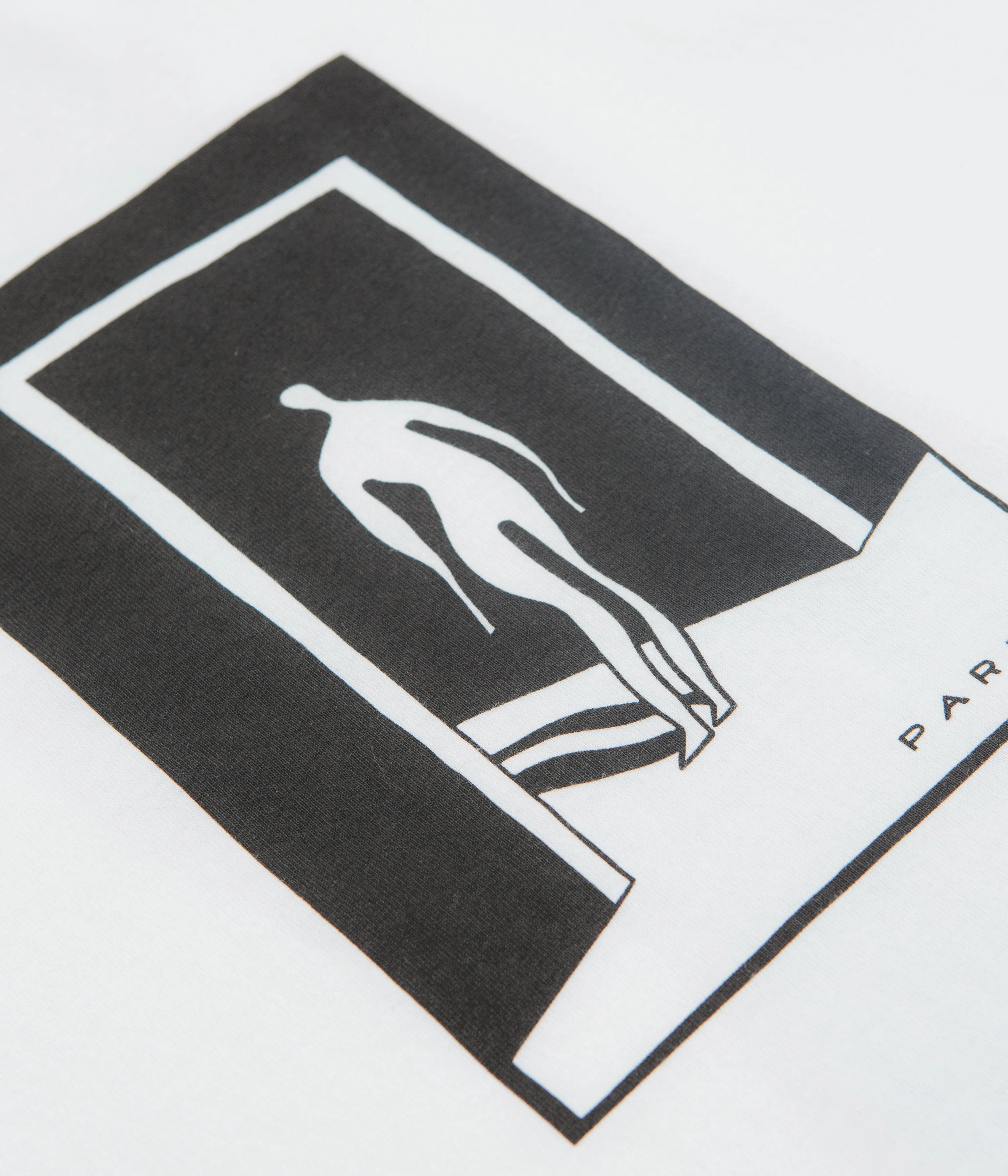 by Parra The Hotel Long Sleeve T-Shirt - White Simple and Light Low carbon footprint