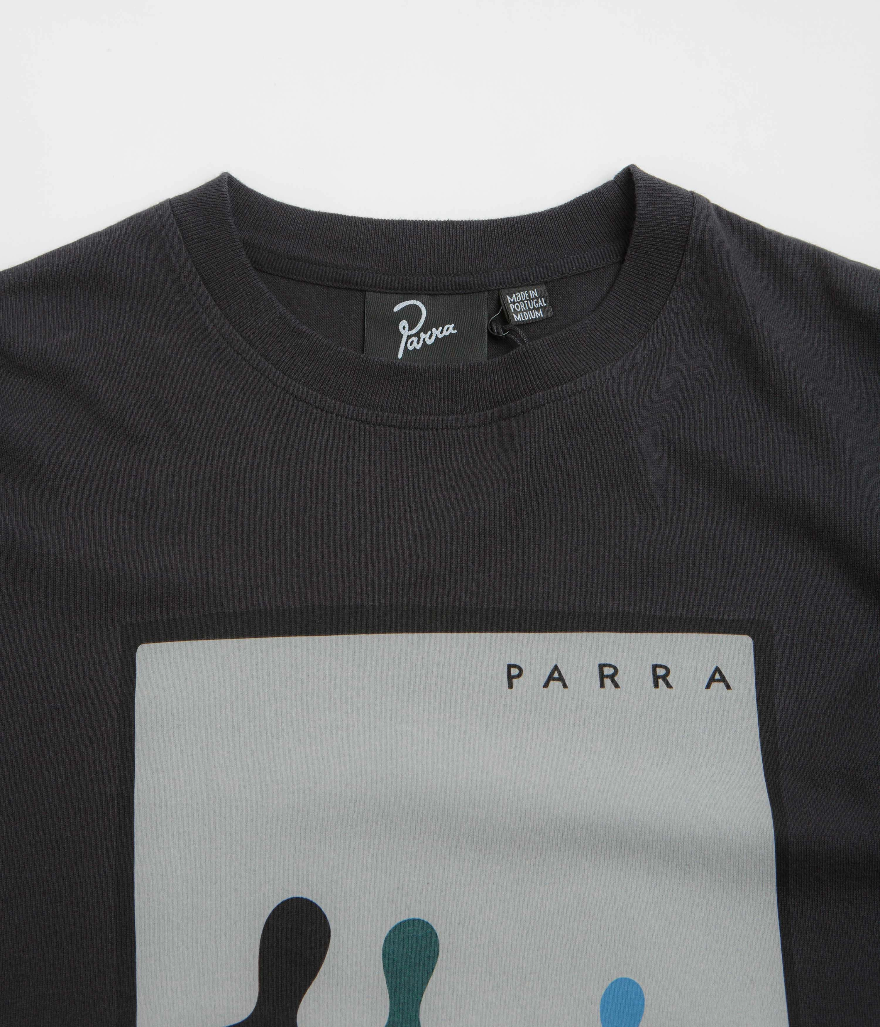 by Parra The Visitors Long Sleeve T-Shirt - Black Summer Favorite EasyCareFabric