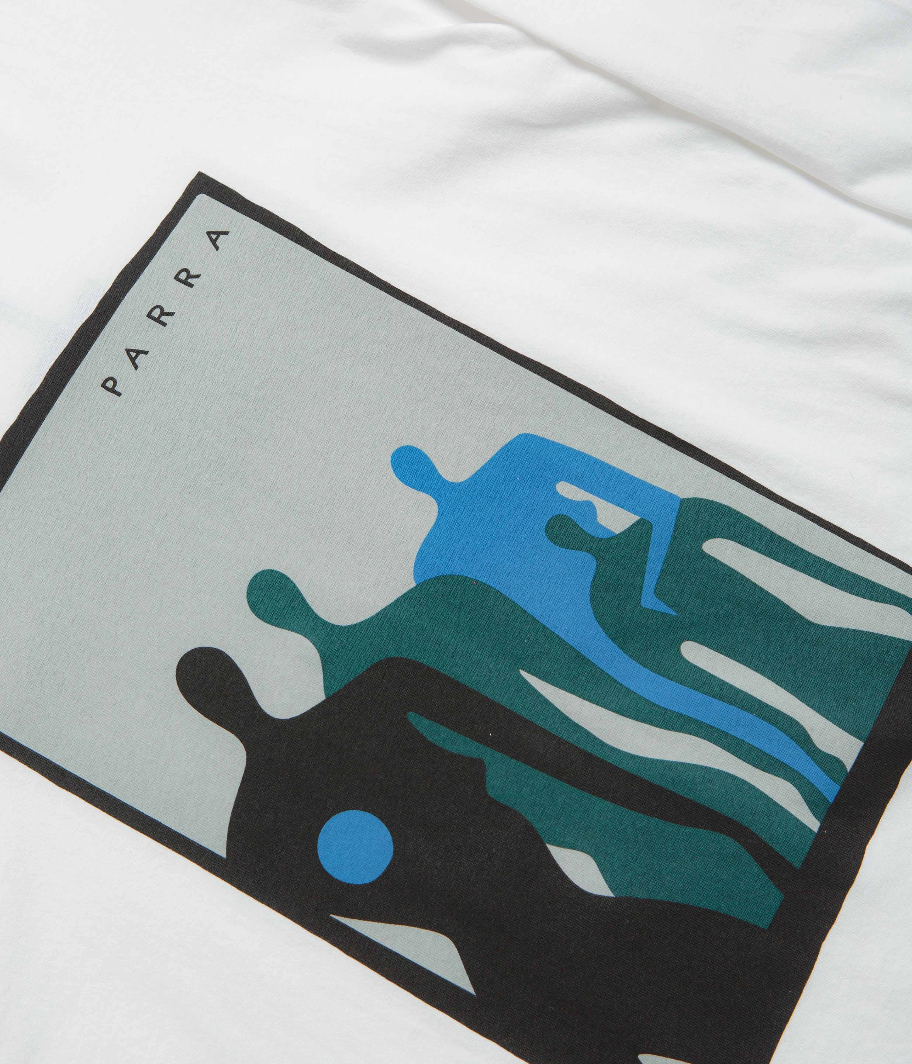 by Parra The Visitors Long Sleeve T-Shirt - White UV Protective Fabric