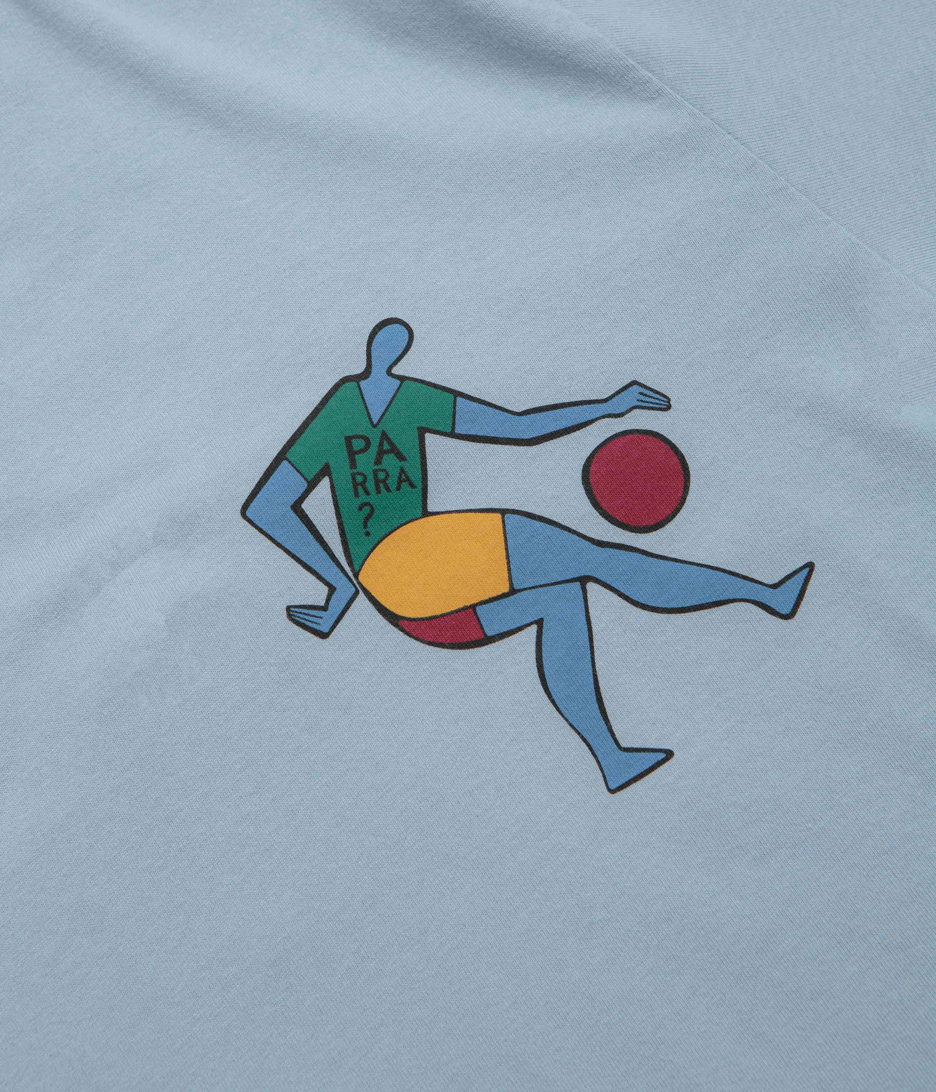 by Parra Vase Delivery T-Shirt - Light Blue Relaxed fit style safe for skin