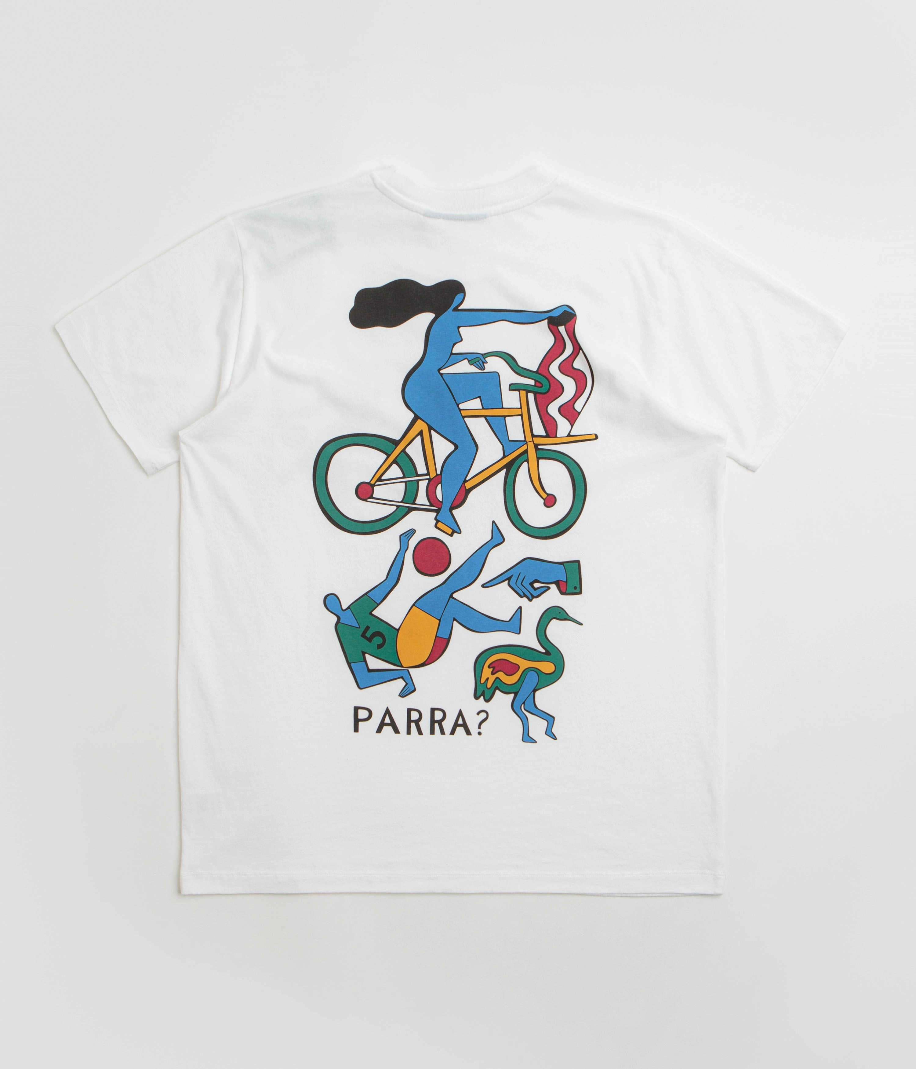 StretchComfortWeave by Parra Vase Delivery T-Shirt - White