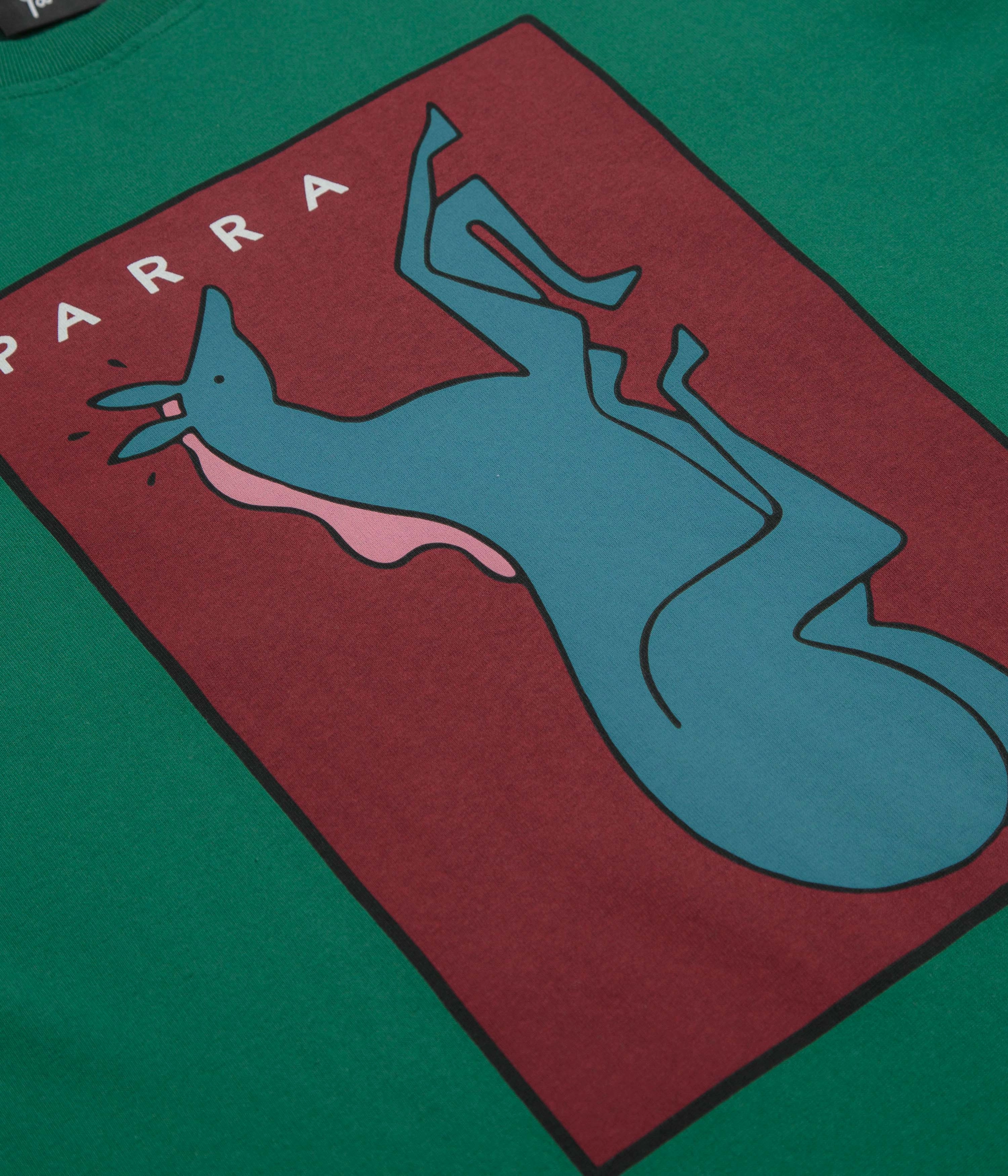Layered Look Chilly Wear by Parra Vertical Horse T-Shirt - Green