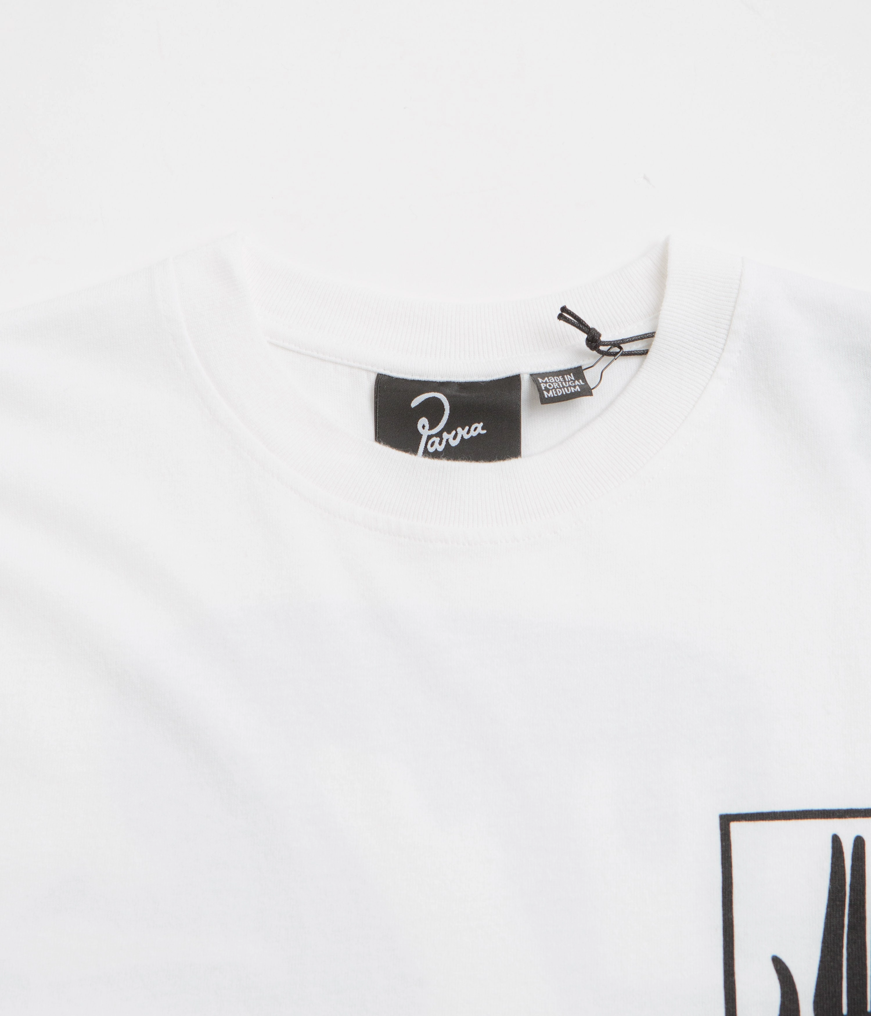 by Parra Yoga Discounts T-Shirt - White Classic Comfort VintageWashEffect