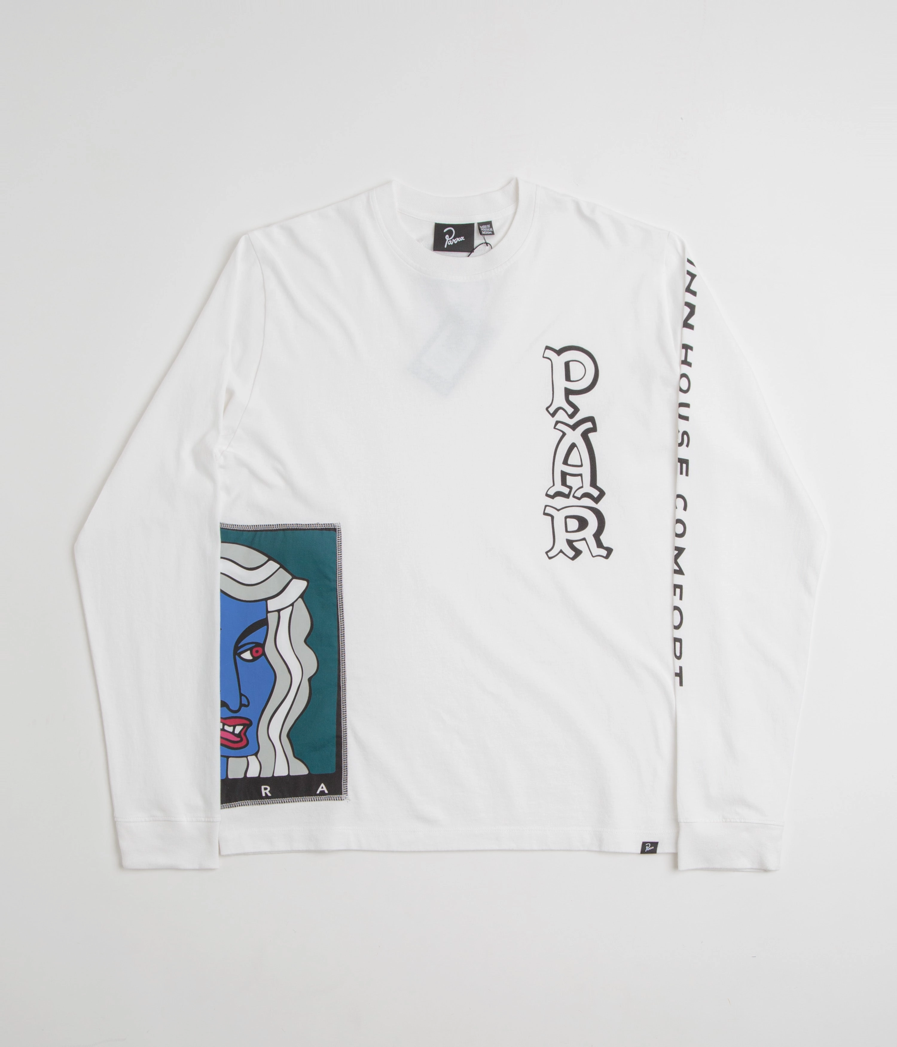 TemperatureRegulating by Parra Your Face Long Sleeve T-Shirt - White