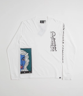 TemperatureRegulating by Parra Your Face Long Sleeve T-Shirt - White