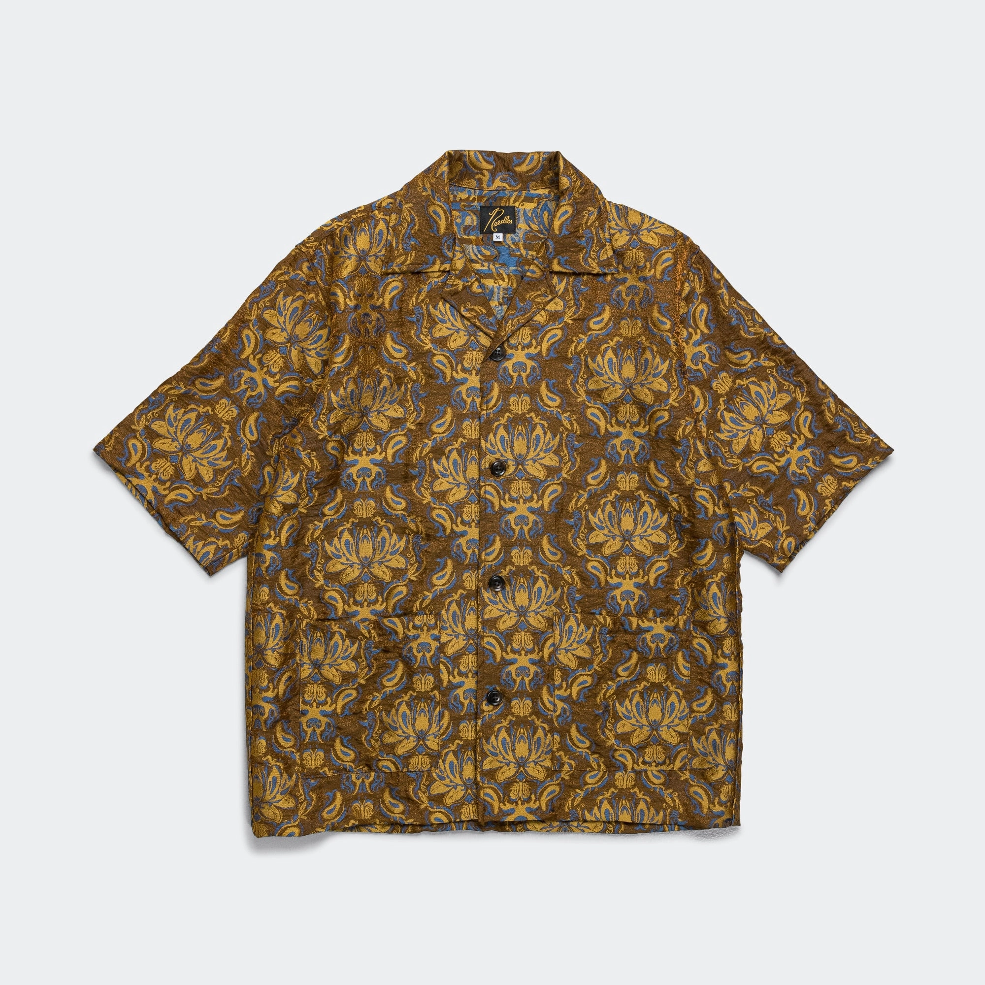 Cabana Shirt x Kae Tanaka - Brown KT Jacquard Patterned Design