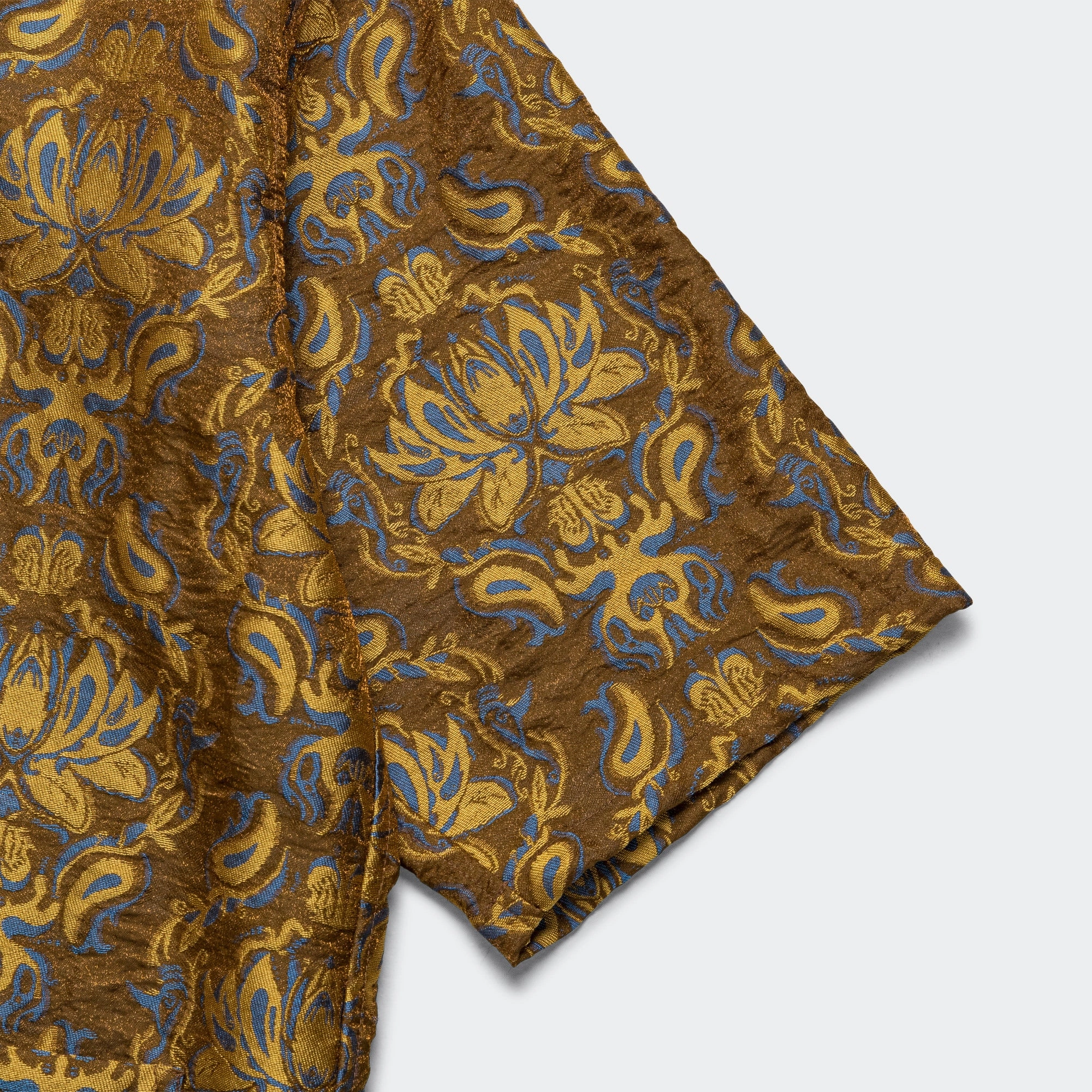 Cabana Shirt x Kae Tanaka - Brown KT Jacquard Wrinkle Resistant Finish