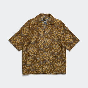 Cabana Shirt x Kae Tanaka - Brown KT Jacquard Patterned Design