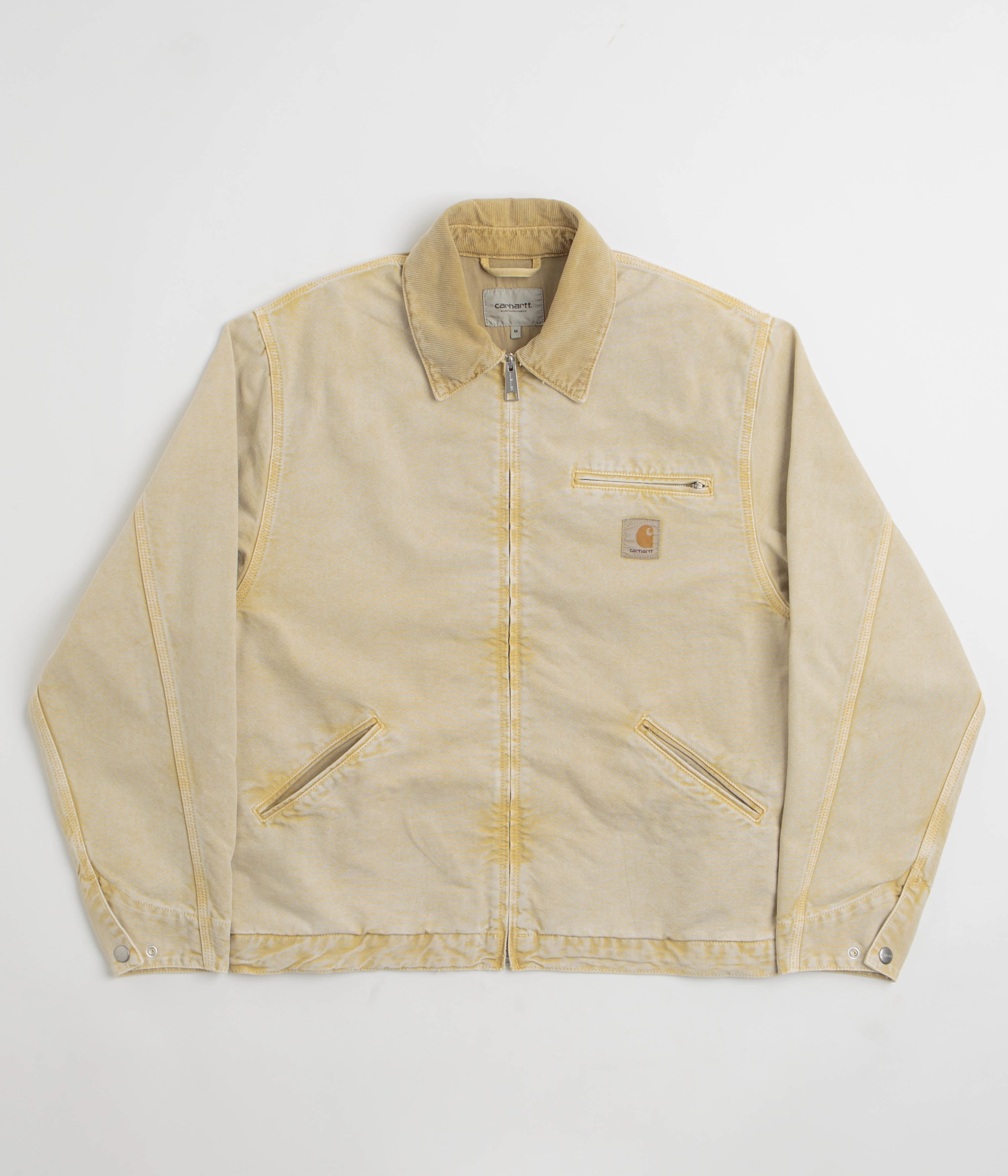 Signal Carhartt OG Detroit Jacket - Dusty Hamilton Brown / Dusty Hamilton Brown Chalk Wash