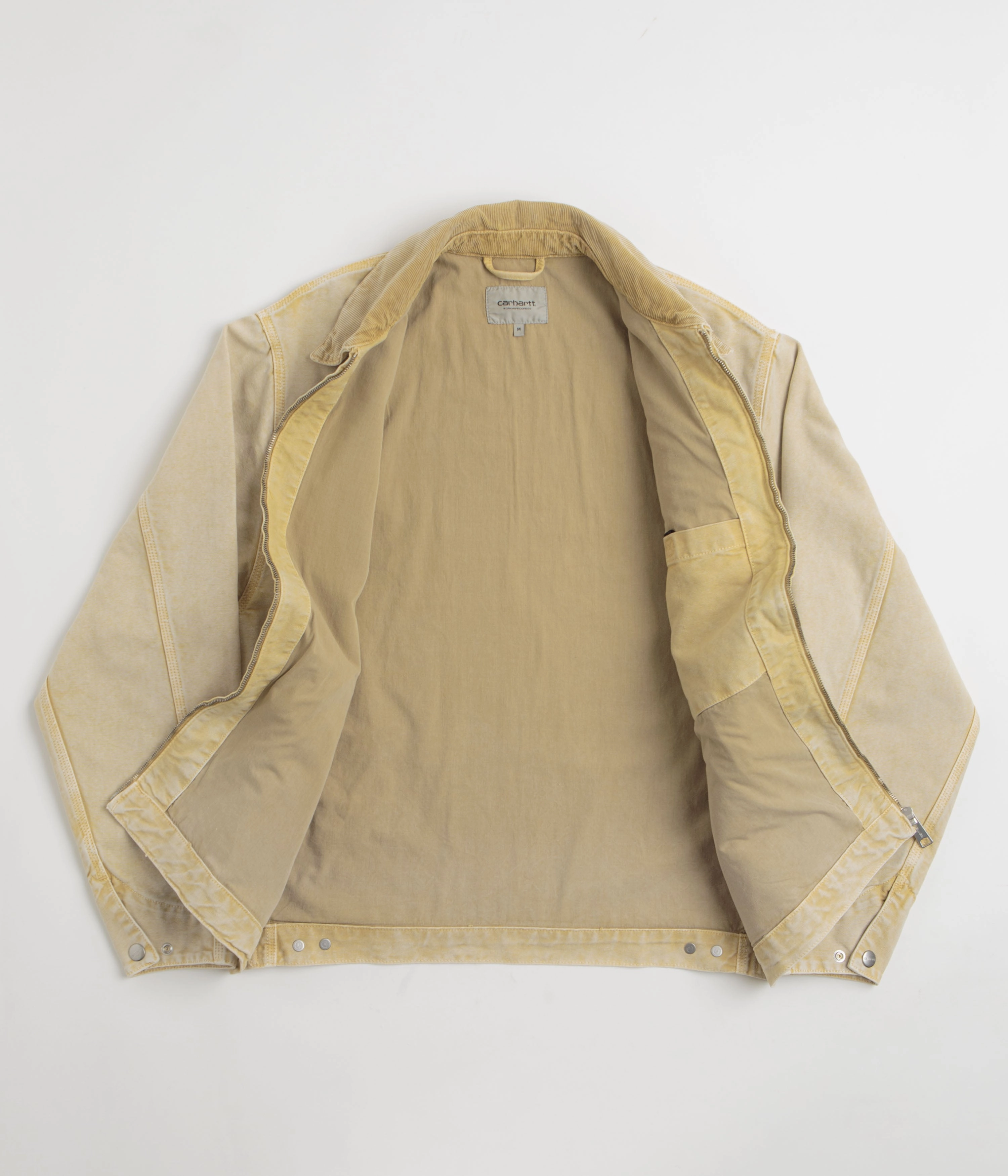 Carhartt OG Detroit Jacket - Dusty Hamilton Brown / Dusty Hamilton Brown Chalk Wash Gravity Defying Weight Wax