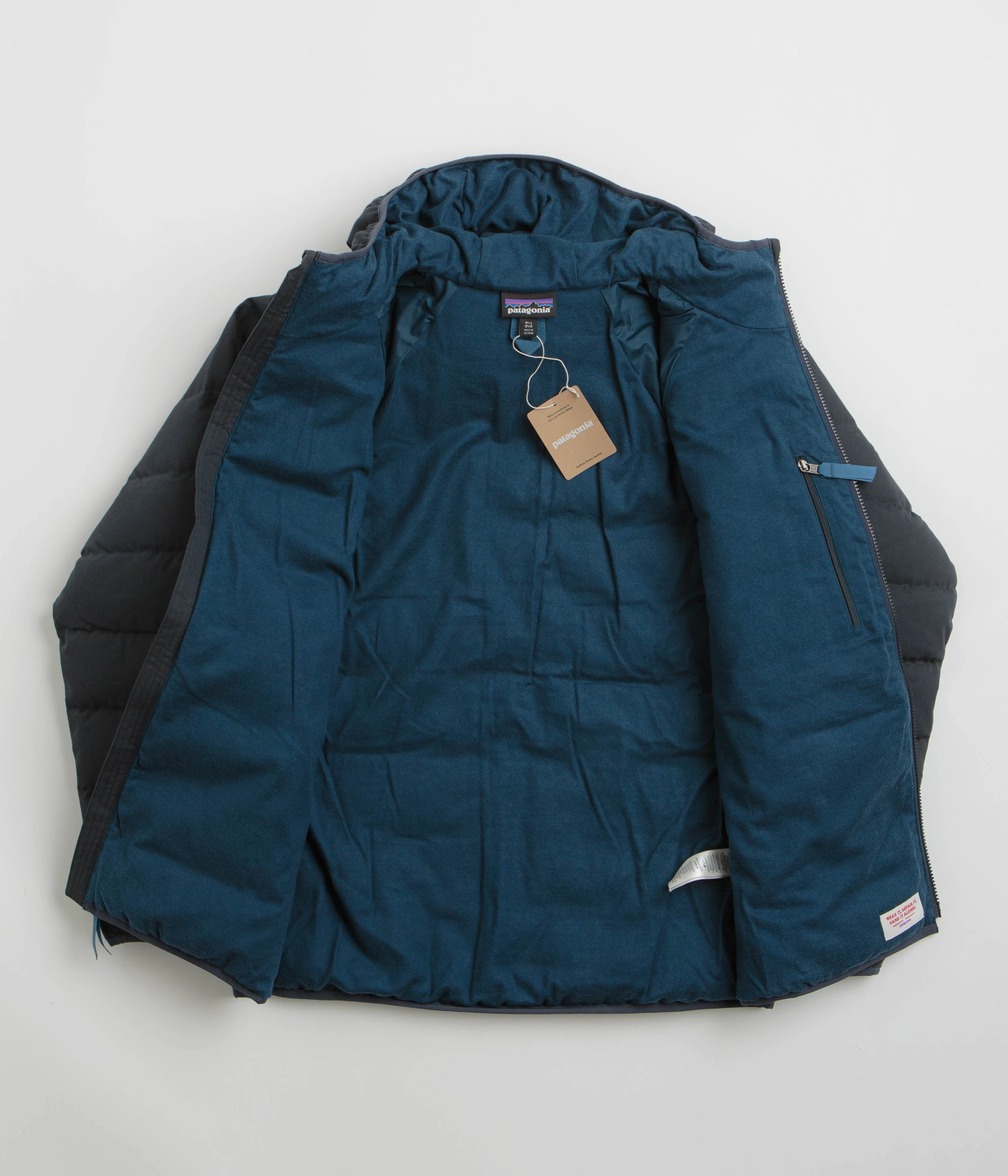 Patagonia Cotton Down Jacket - Pitch Blue Fashion Vibe