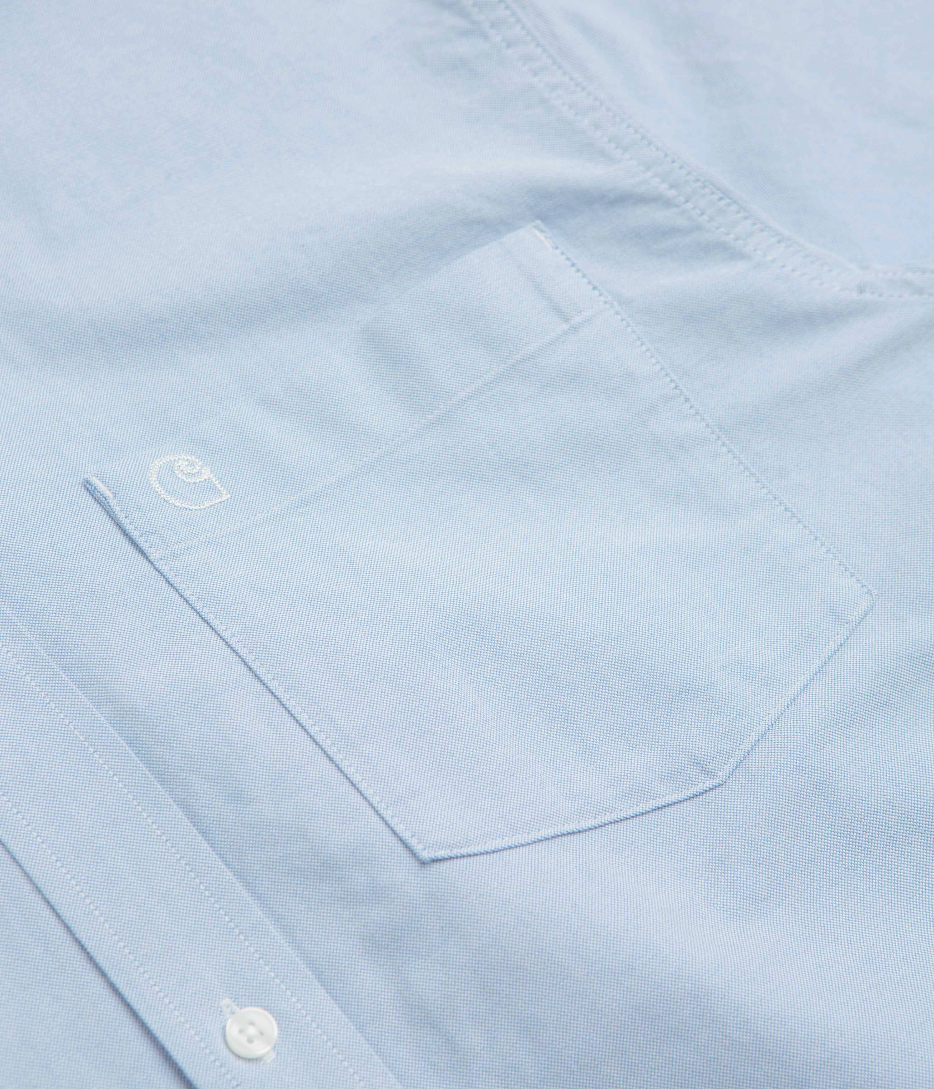 Comfortable fit Non-irritating Carhartt Braxton Short Sleeve Shirt - Bleach / Wax